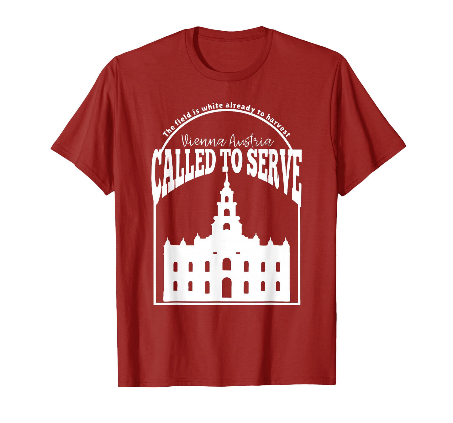 Called to Serve Vienna Austria Temple Silhouette T-Shirt