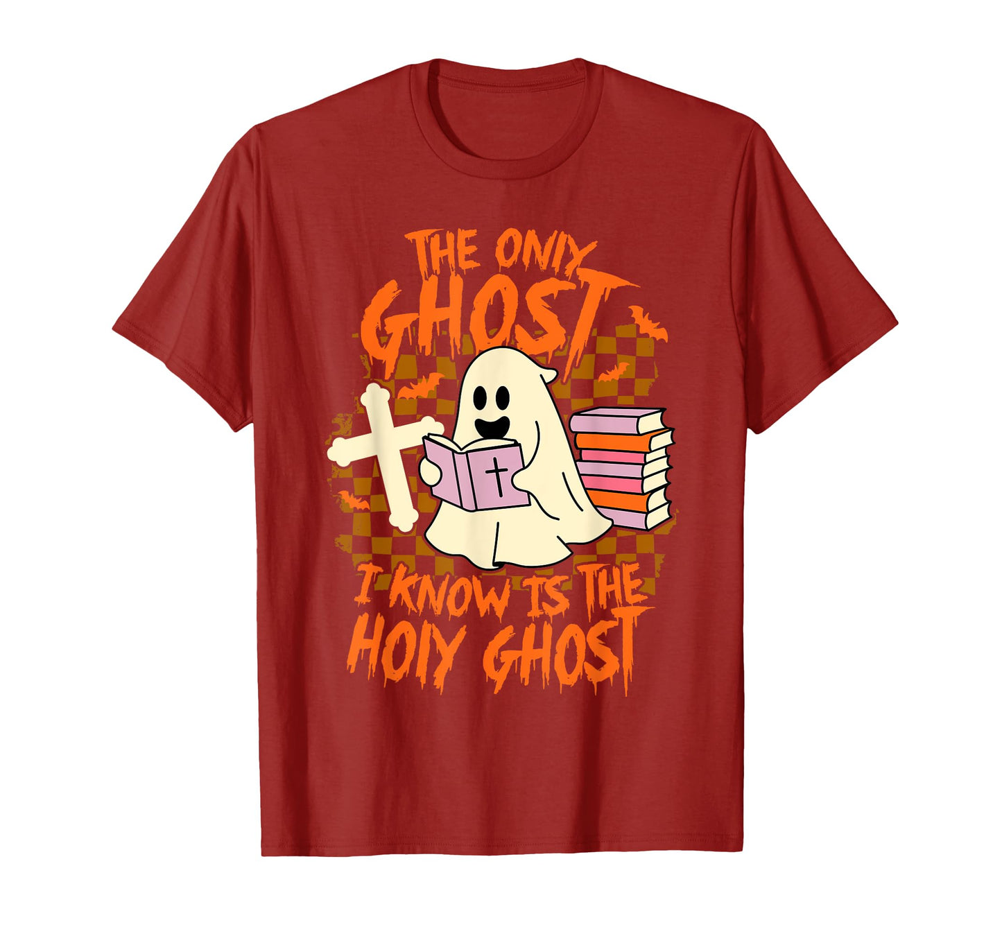 Halloween Christian Faith The Only Ghost I Know Holy Ghost T-Shirt