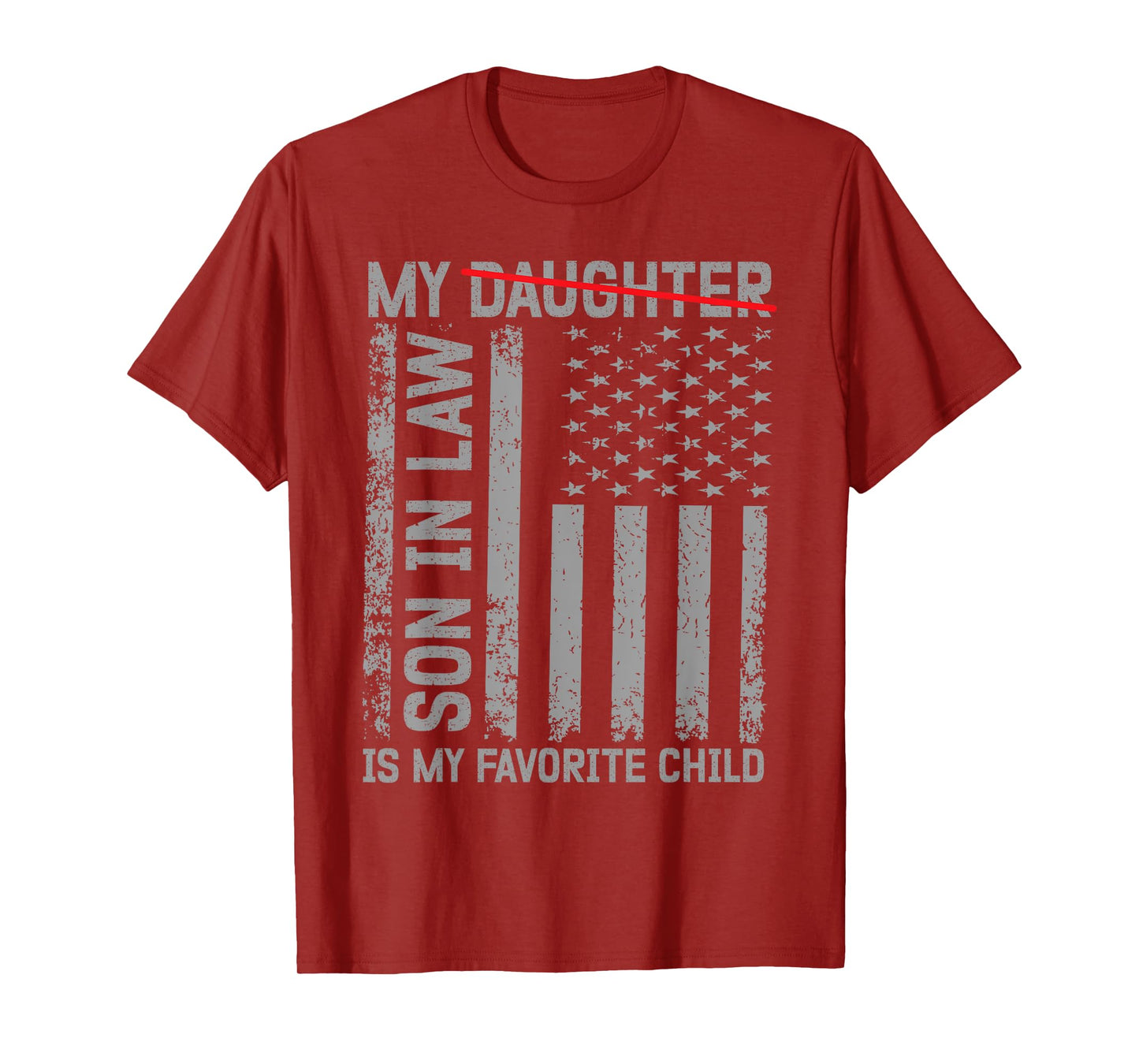 My Daughter In Law Is My Favorite Child Retro Vintage T-Shirt