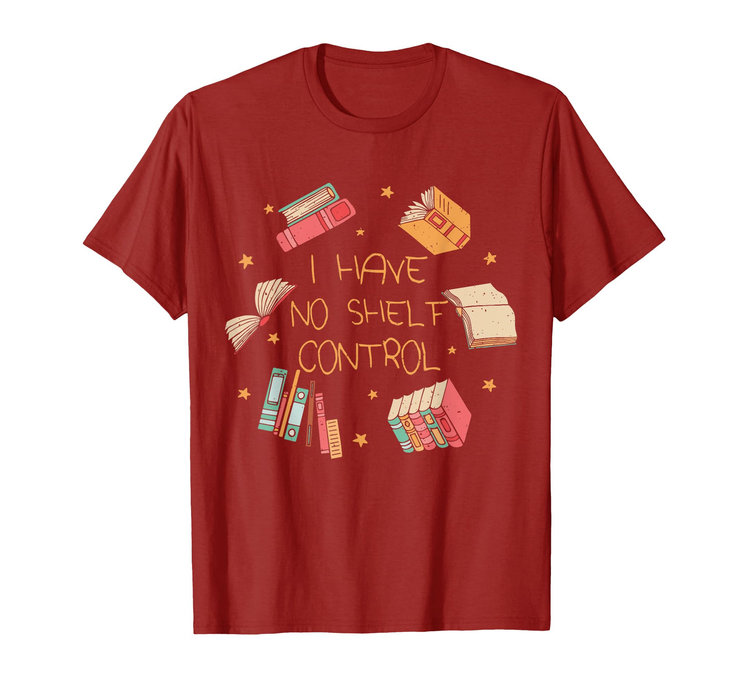 I Have No Shelf Control Funny Library Reading Lovers T-Shirt