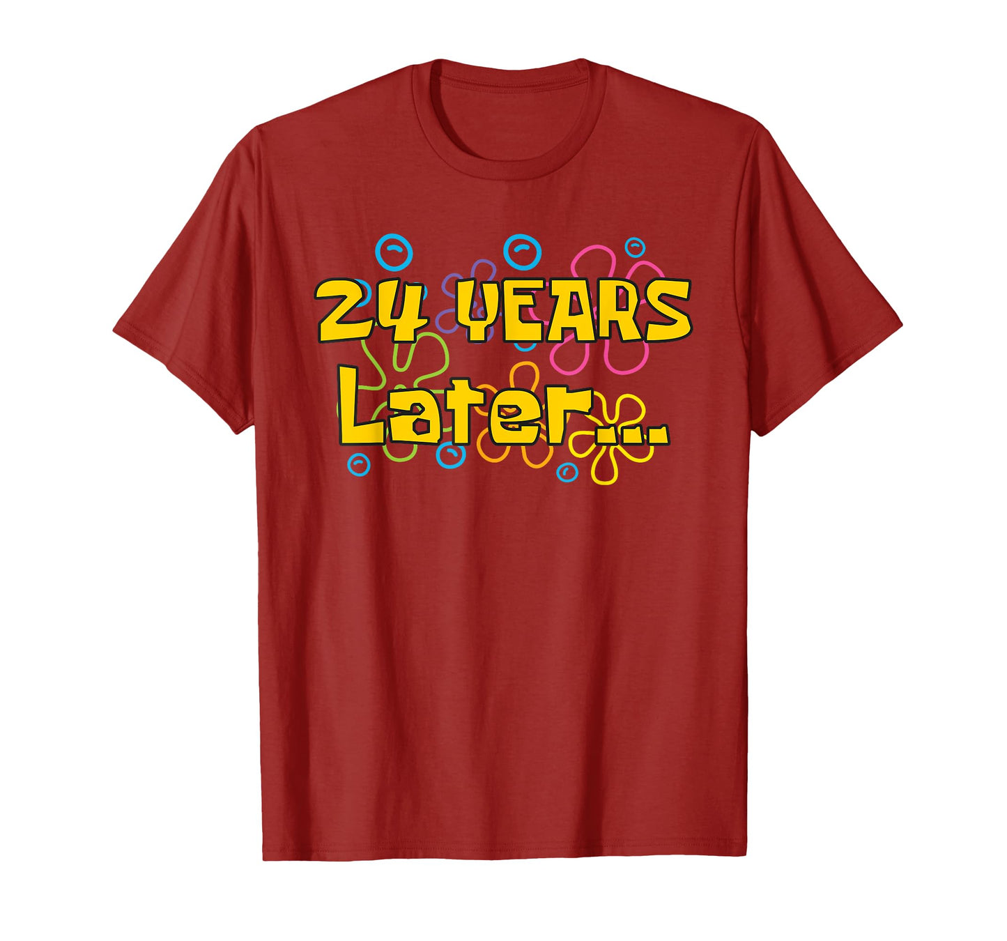 24 Years Old 24th Birthday Funny Quote Birthday Party Meme T-Shirt