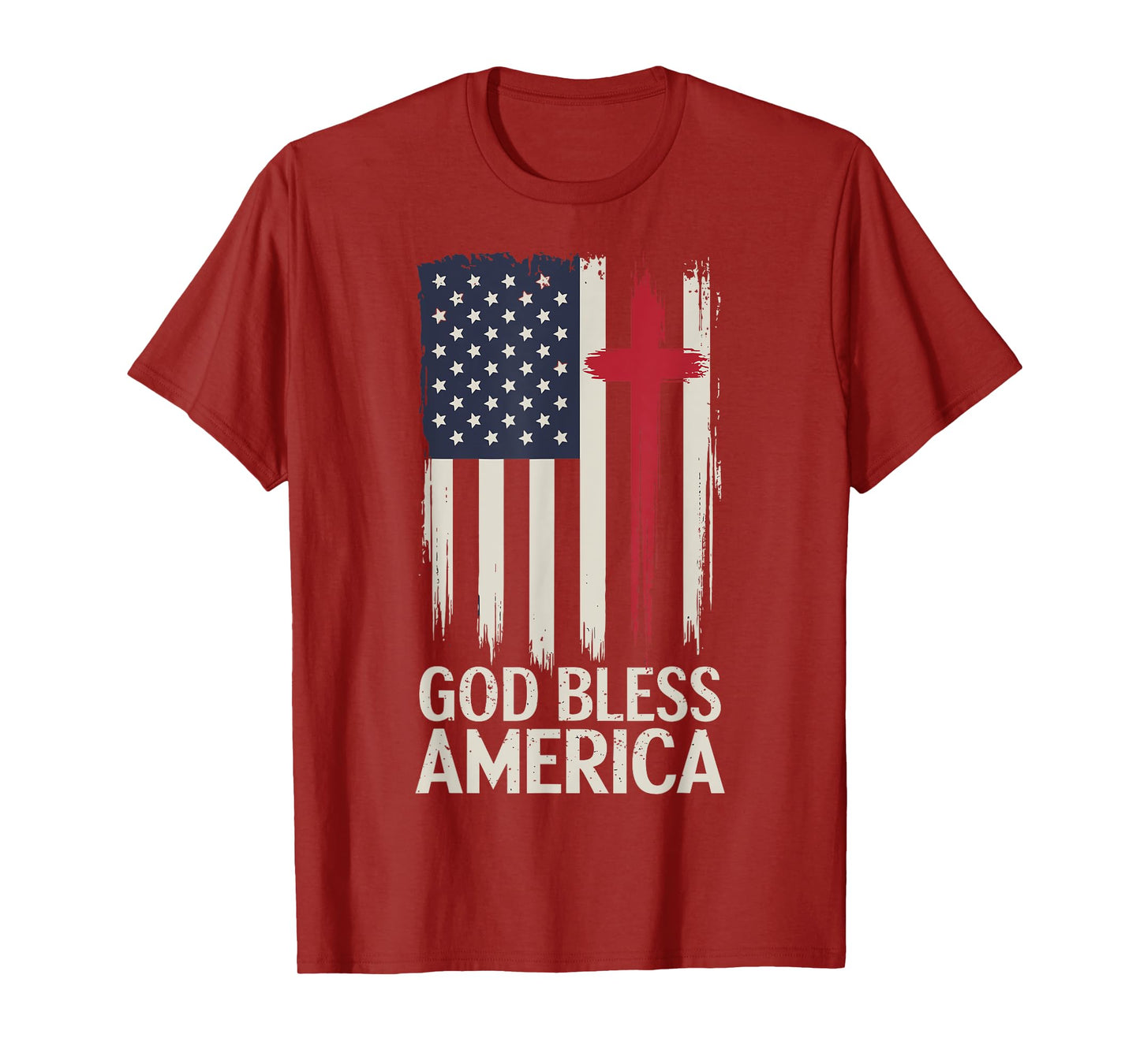 God Bless America Christian Patriot Pride Apparel T-Shirt