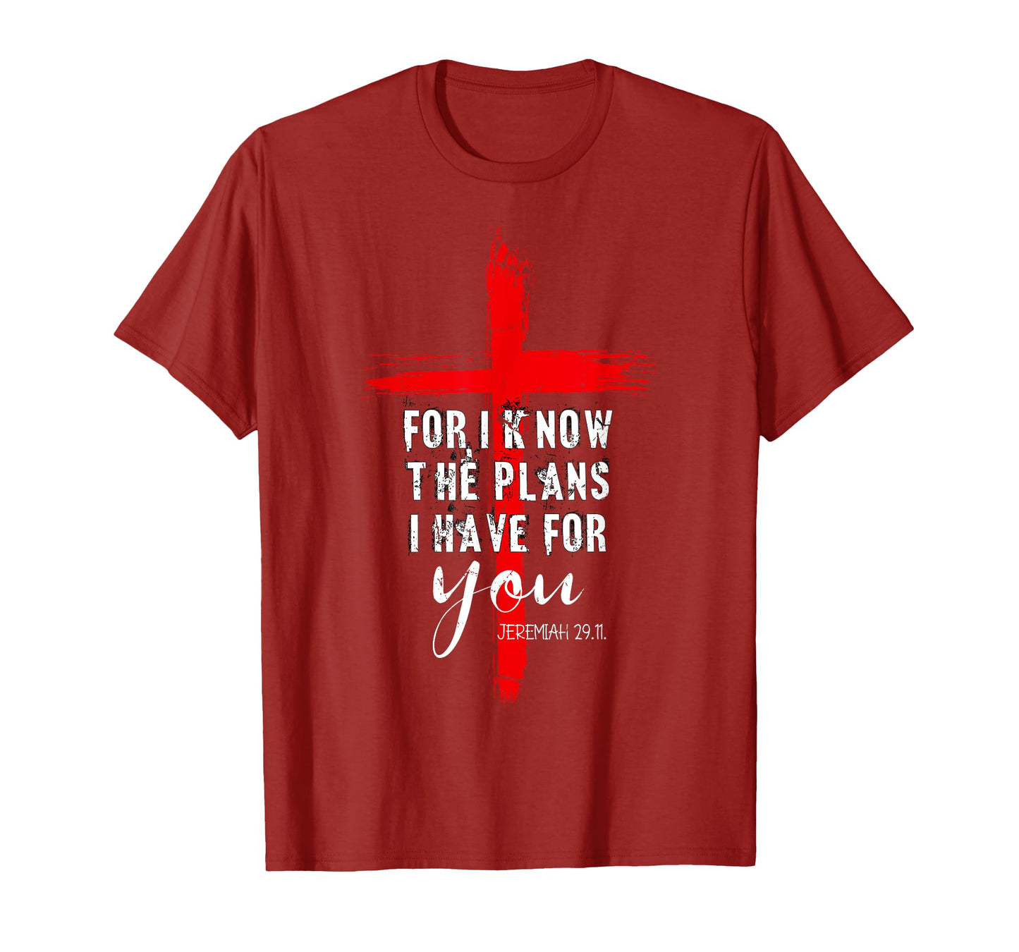 Christian Quote Faith Jeremiah 29.11 T-Shirt