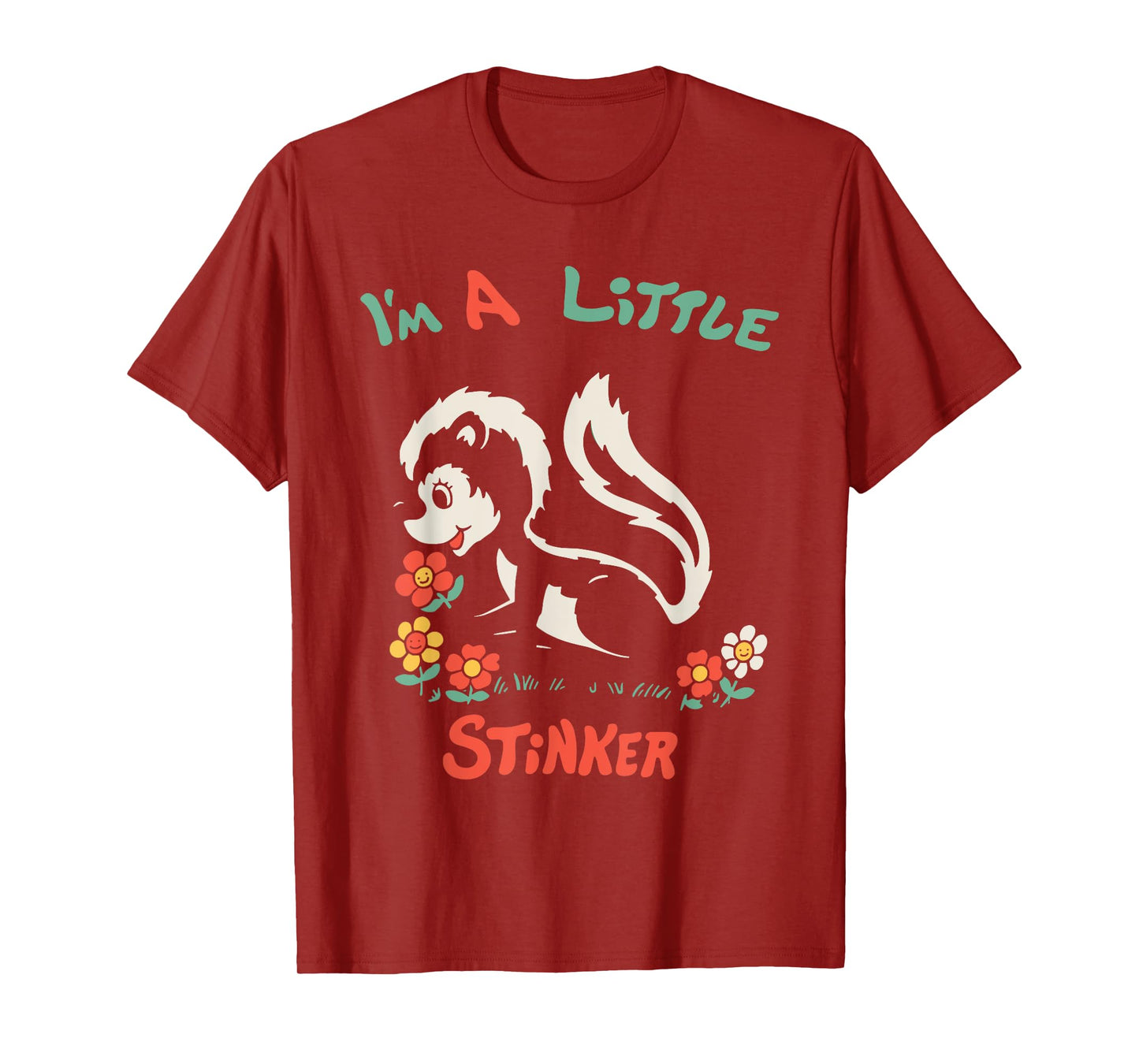 I'm A Little Stinker Funny Skunk T-Shirt