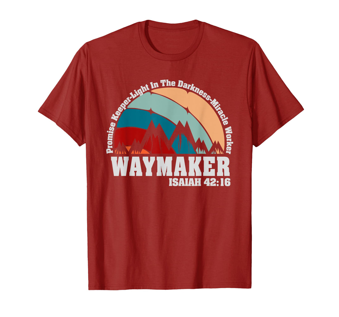 Waymaker Vintage Promise Keeper Miracle Worker Christian T-Shirt