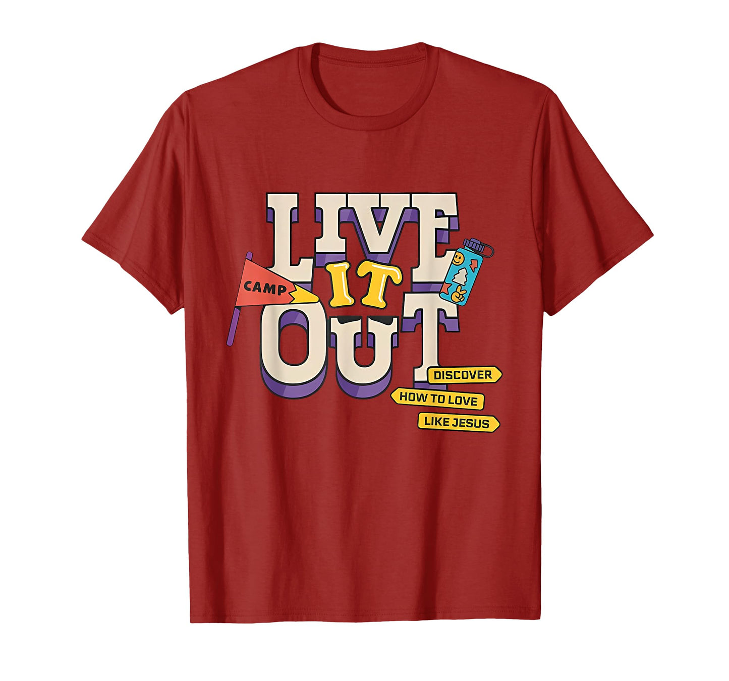 VBS 2025 Christian Youth Camp Live it Out Bible School T-Shirt