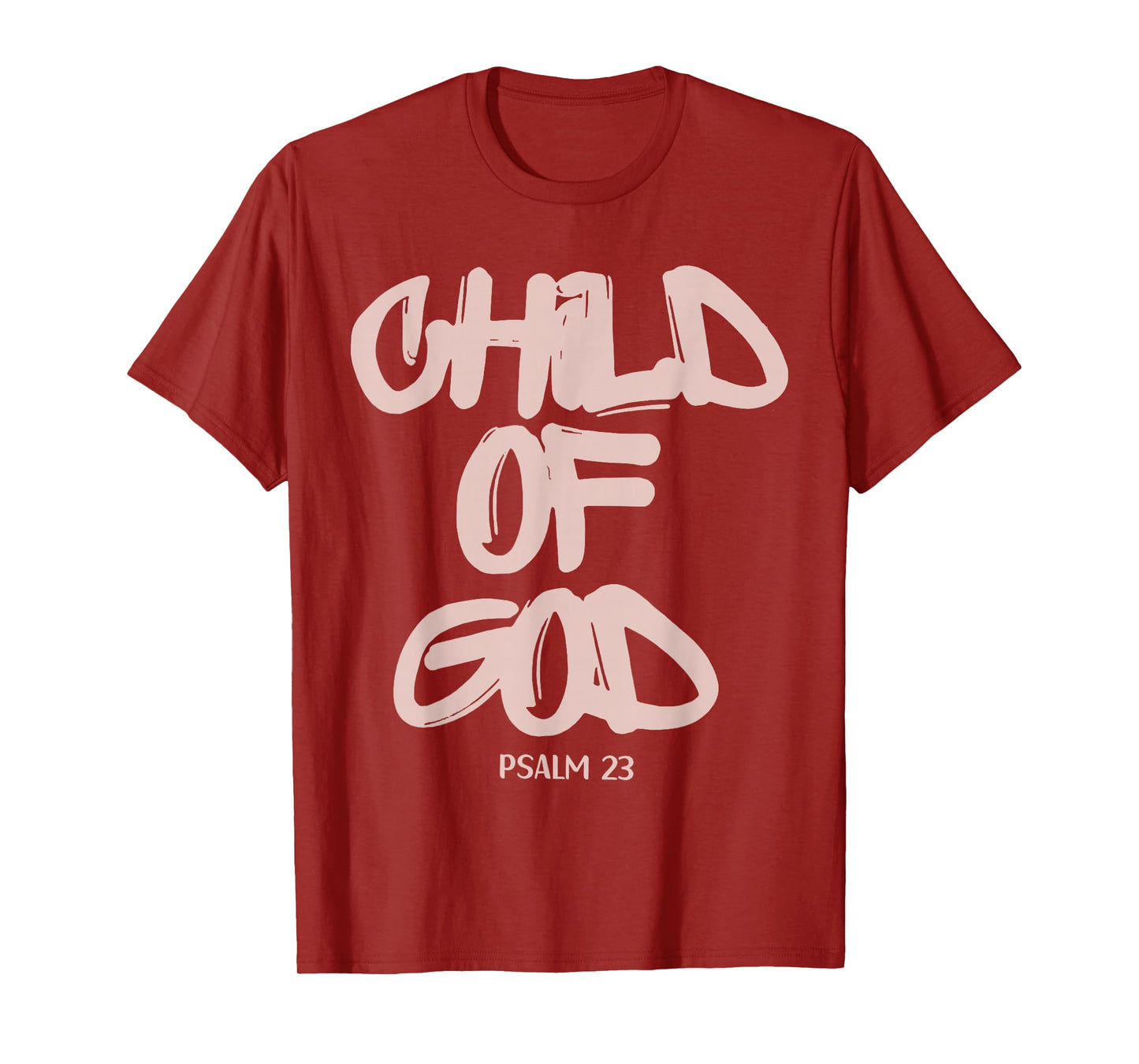Child of God Kid Christian Faith Religious Jesus Bible Verse T-Shirt
