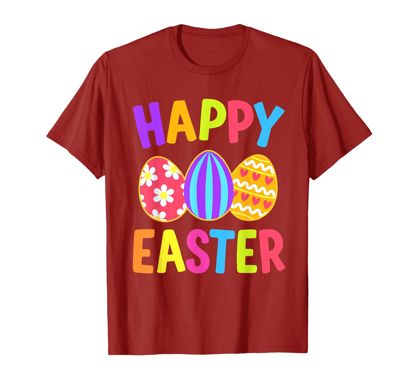 Happy easter day with colored eggs T-Shirt