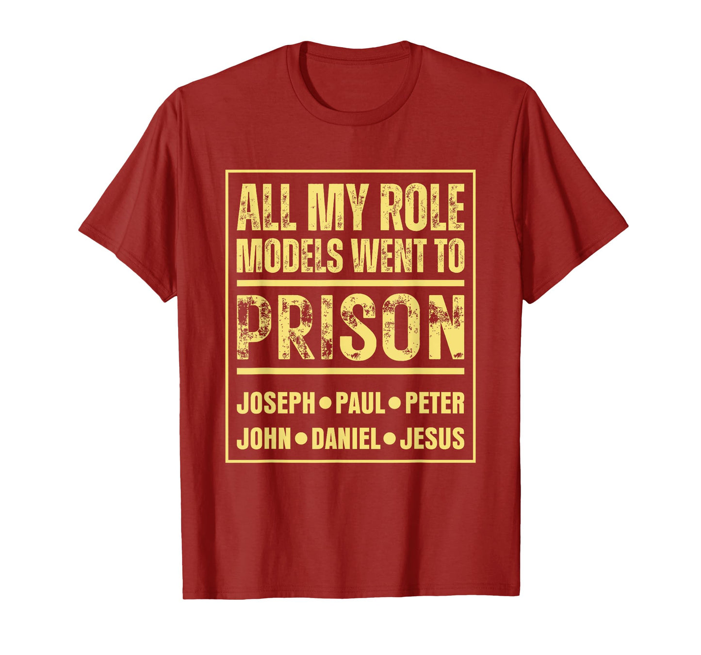 All My Role Models Went To Prison Jesus Paul T-Shirt