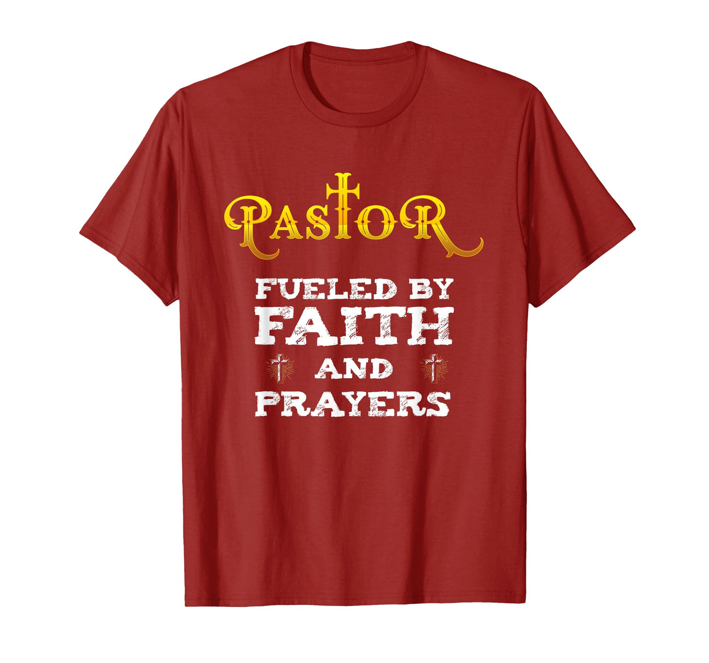 Pastor Fueled By Faith And Prayers TShirt Appreciation Gift T-Shirt