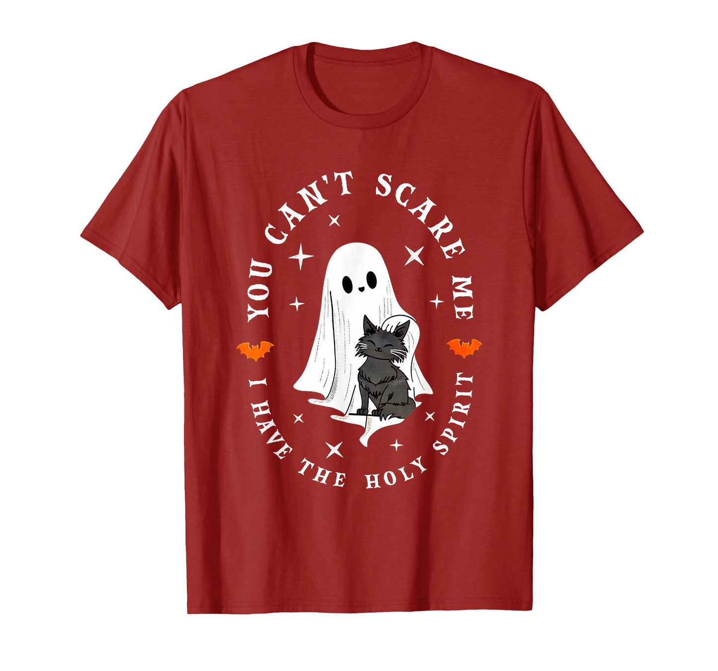 You Can’t Scare Me I Have The Holy Spirit Ghost Art T-Shirt