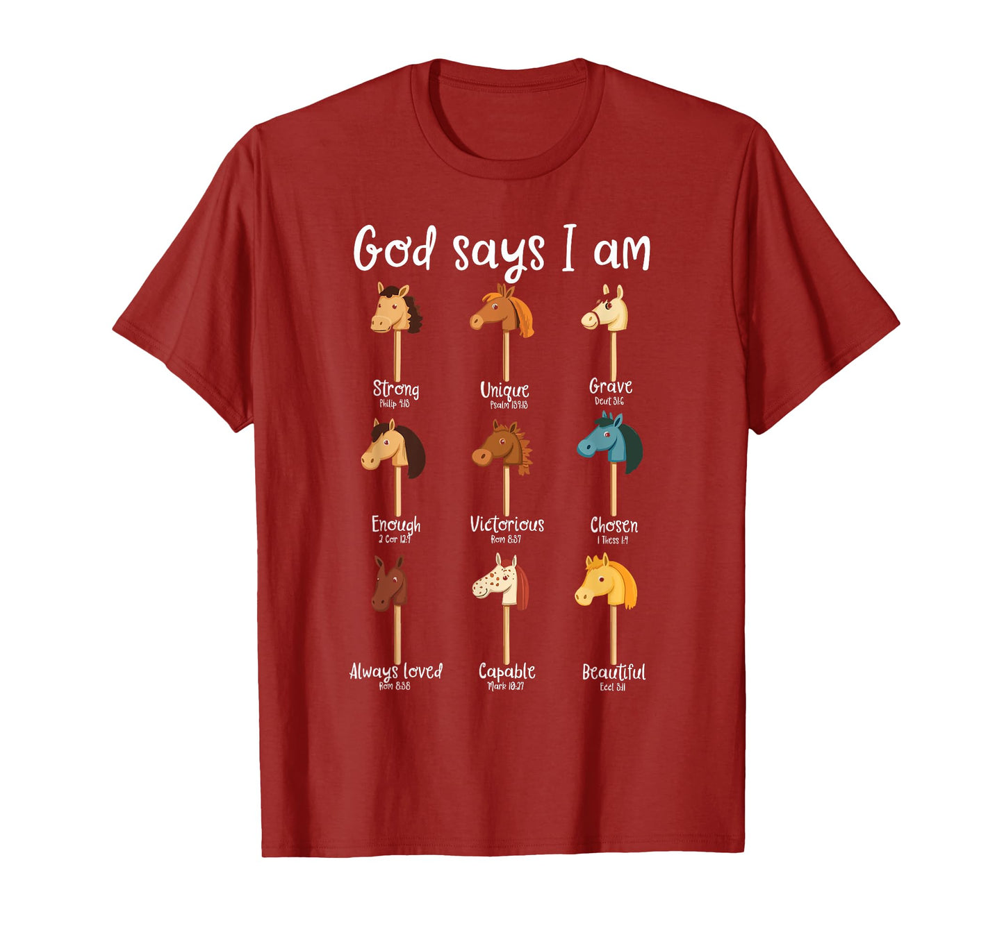 Funny Hobby Horsing Cute Hobby Horse for Girls God Saying T-Shirt