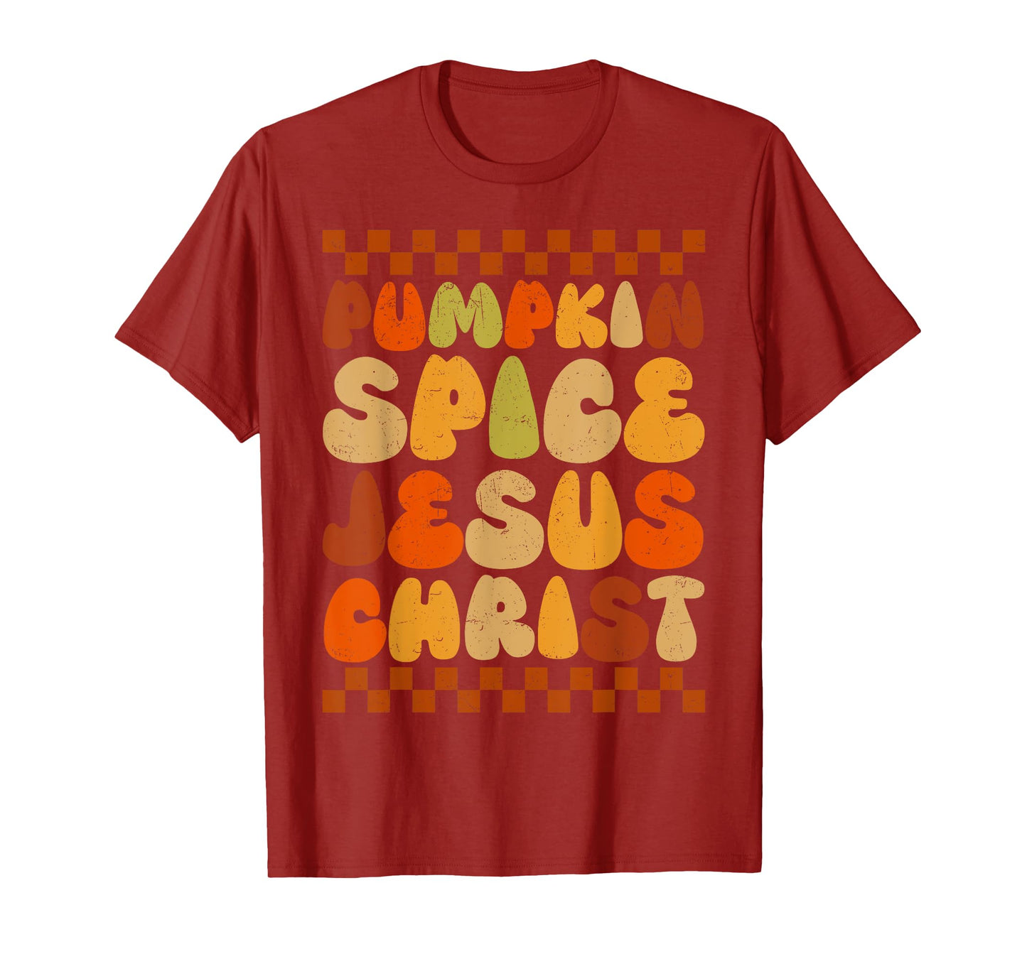 Pumpkin Spice Faith Inspired Autumn Season T-Shirt