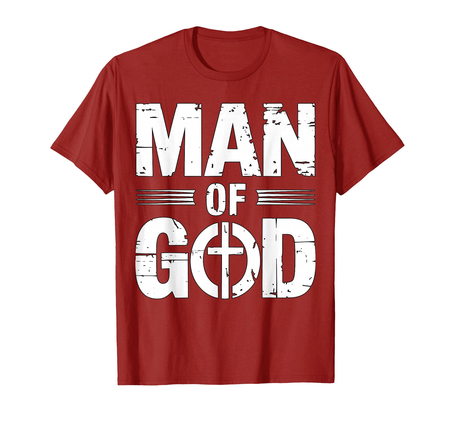 Man of God with Cross Religious Faith Christian T-Shirt