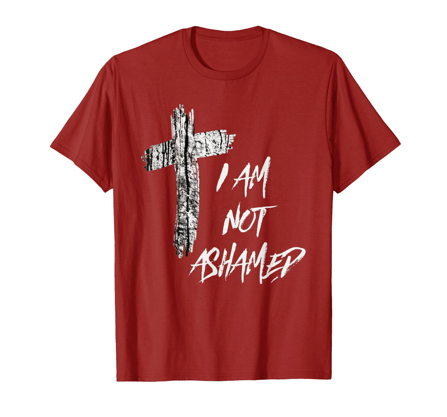 Vintage I Am Not Ashamed Cross Christian Collection T-Shirt