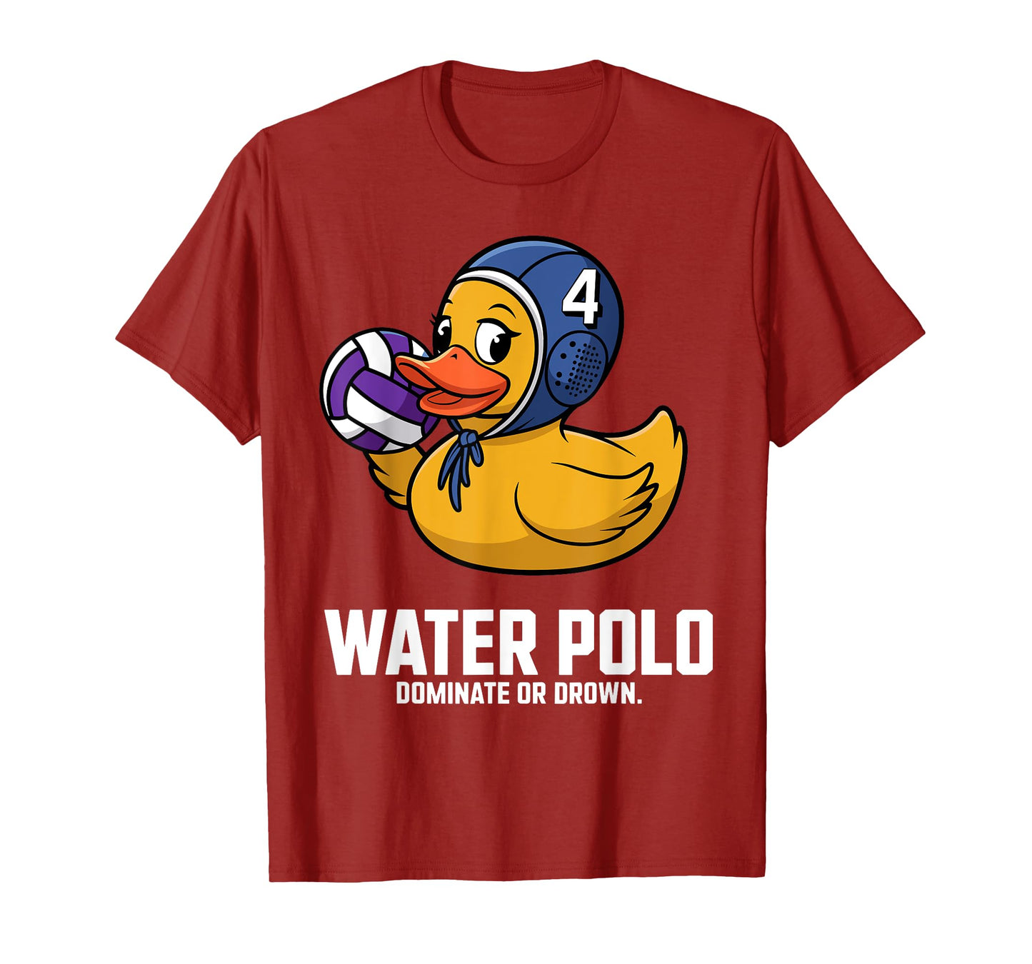 Funny Water Polo Art For Men Women Boys Water Polo Player T-Shirt