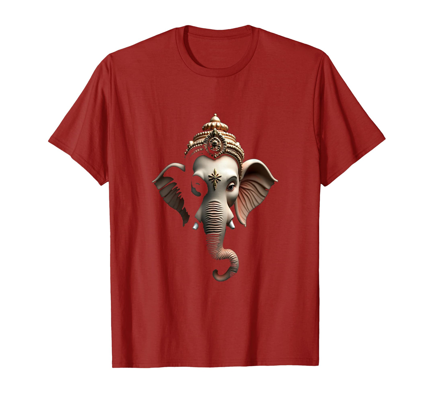 Ganesha Head Hindu God Art T-Shirt