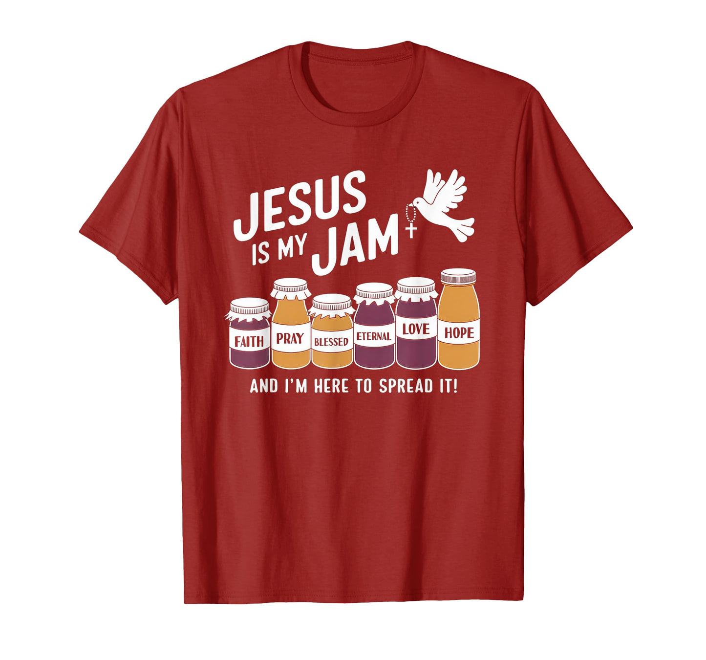 Jesus is My Jam Tshirt Men Women Christian Bible Verse T-Shirt