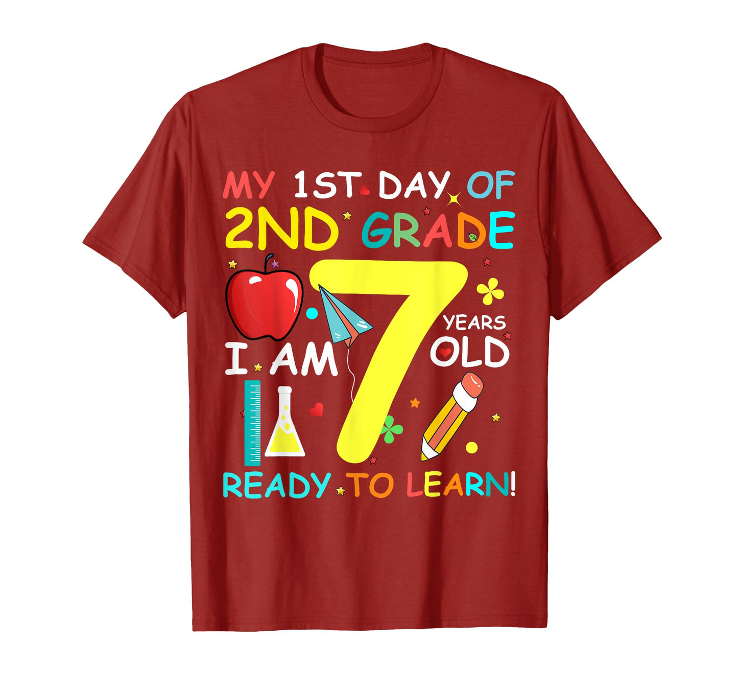 Back To School 2nd Grade Boys Girls First Day Of School T-Shirt
