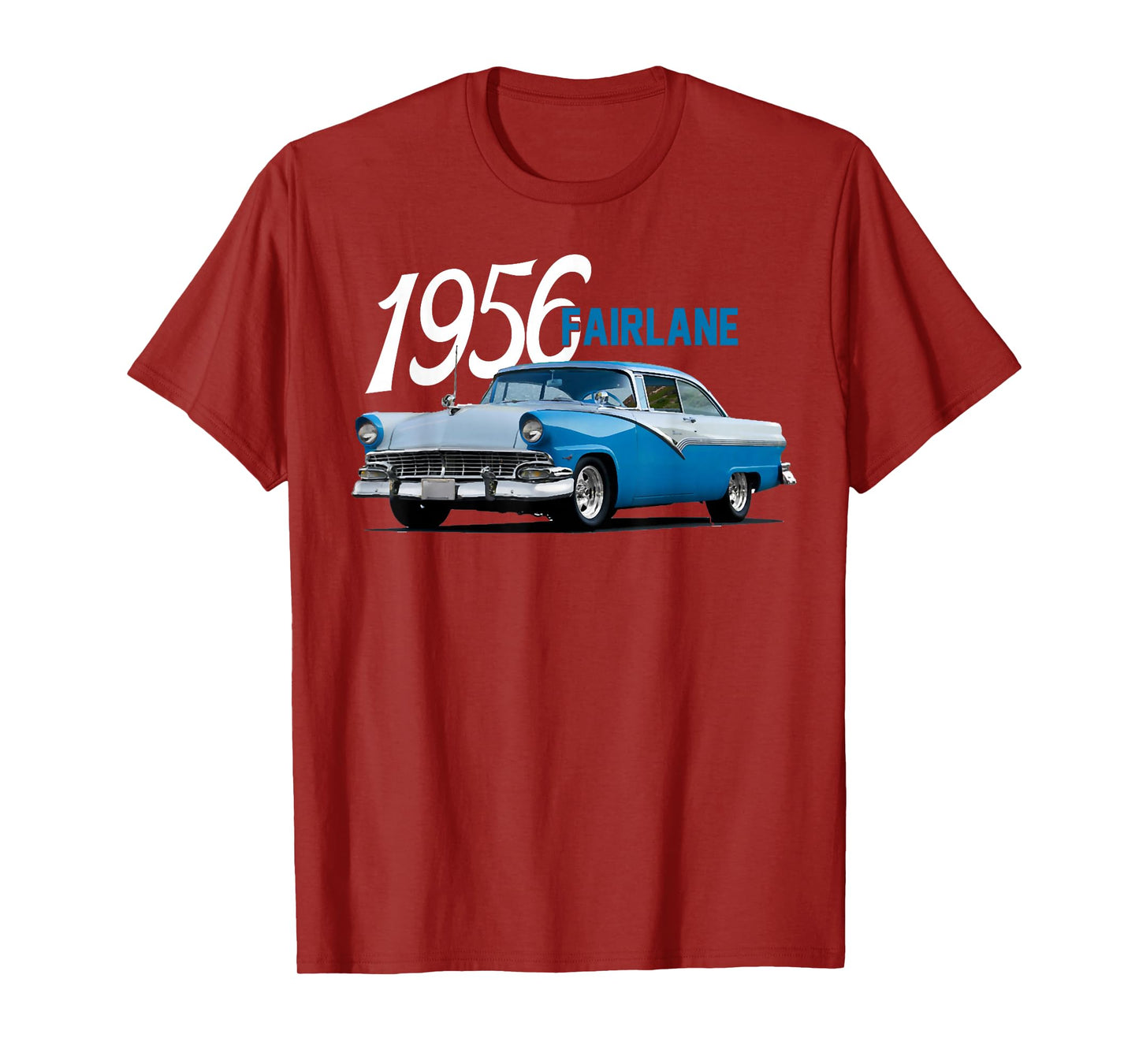 1956 56 fairlane, classic car art T-Shirt