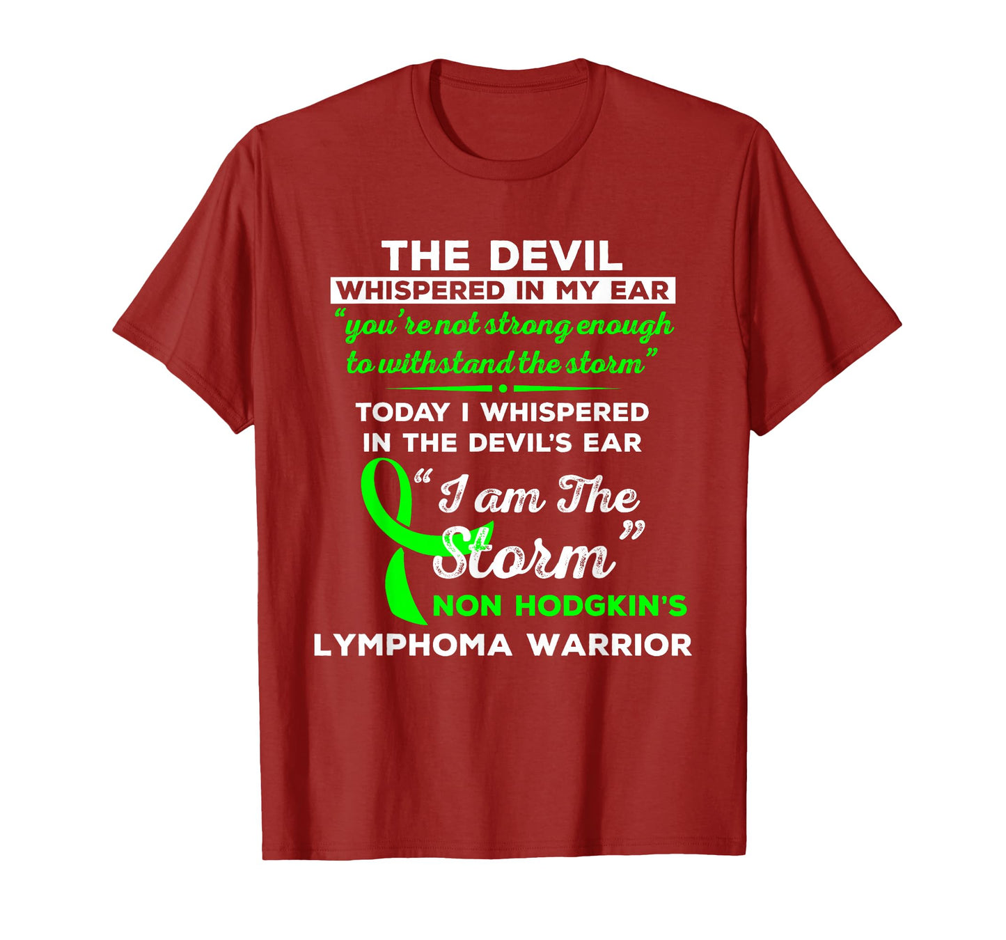 I Am the Storm Non Hodgkin's Lymphoma Warrior T-Shirt T-Shirt