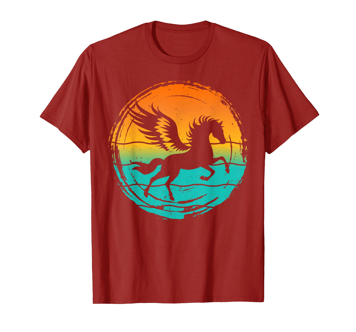 Greek Mythology Pegasus Wings Horse Stallion Vintage T-Shirt
