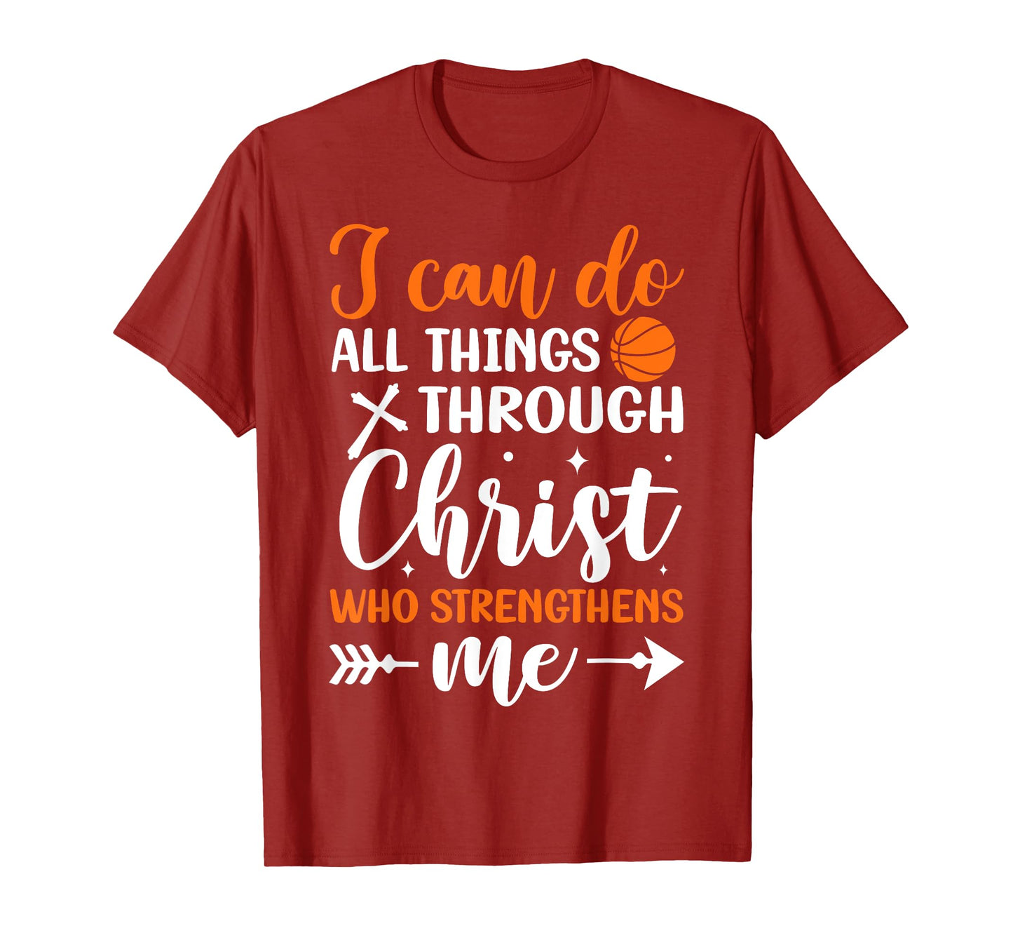 Christian Basketball Men Boys Kids Religious Gifts T-Shirt