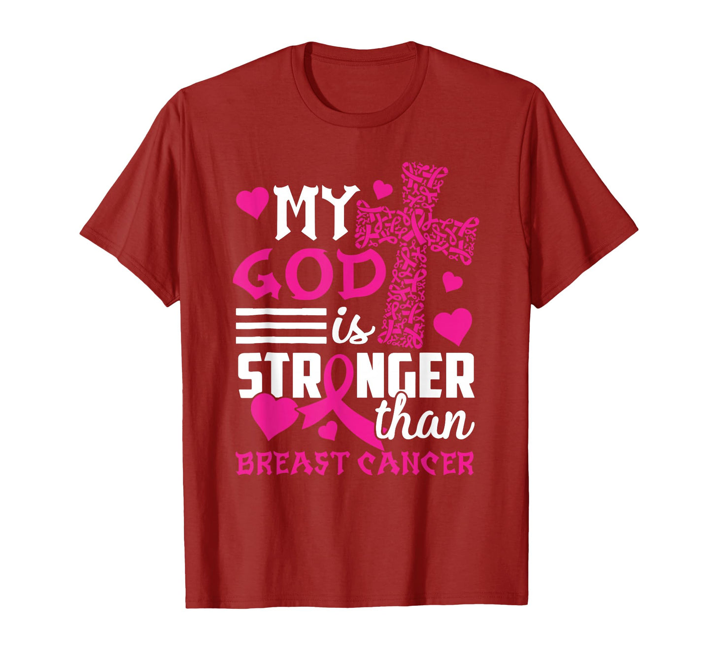 My God is Stronger Than Breast Cancer T-Shirt