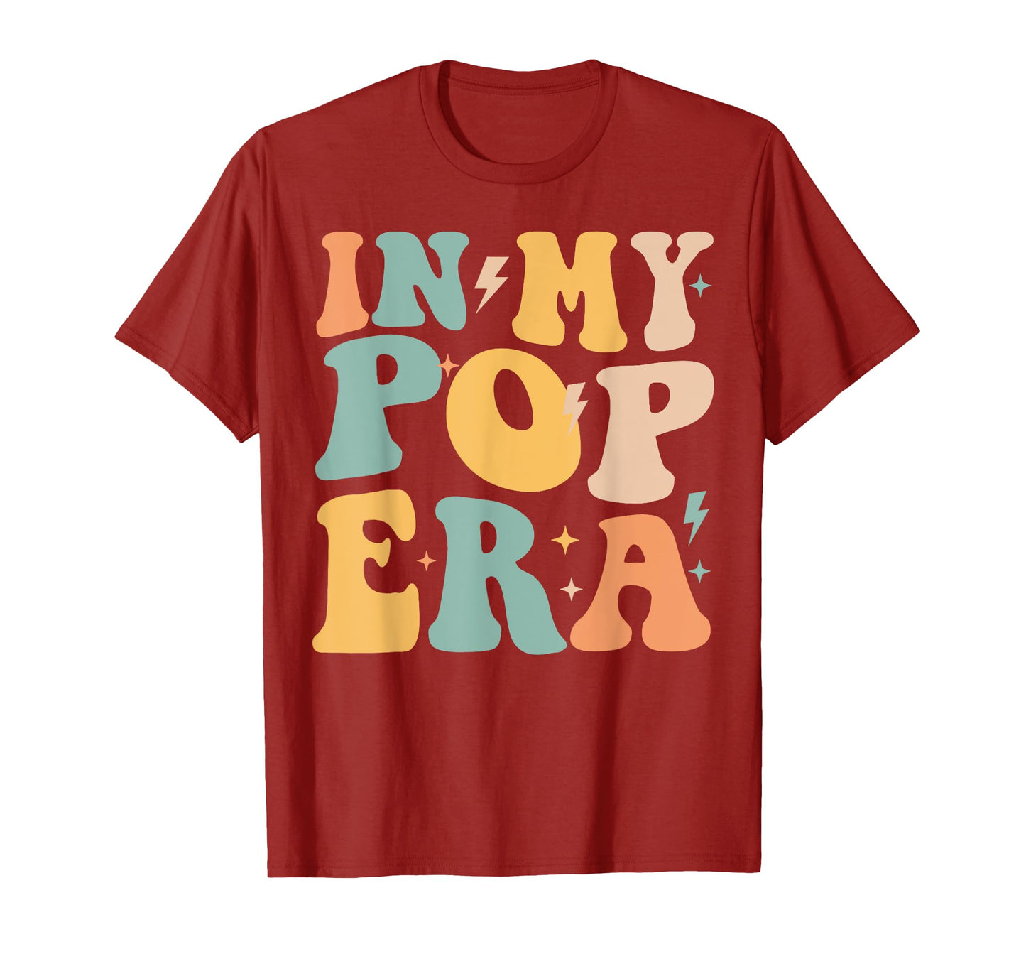 Retro Groovy In My Pop Era Father's Day T-Shirt