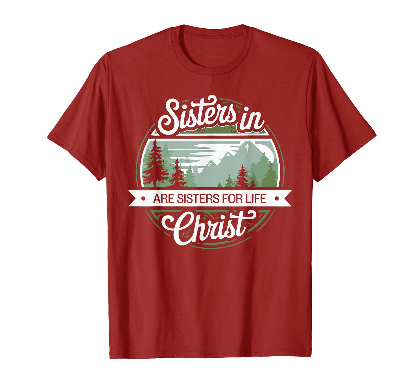 Sisters In Christ Religion Jesus Christian Women Faith T-Shirt