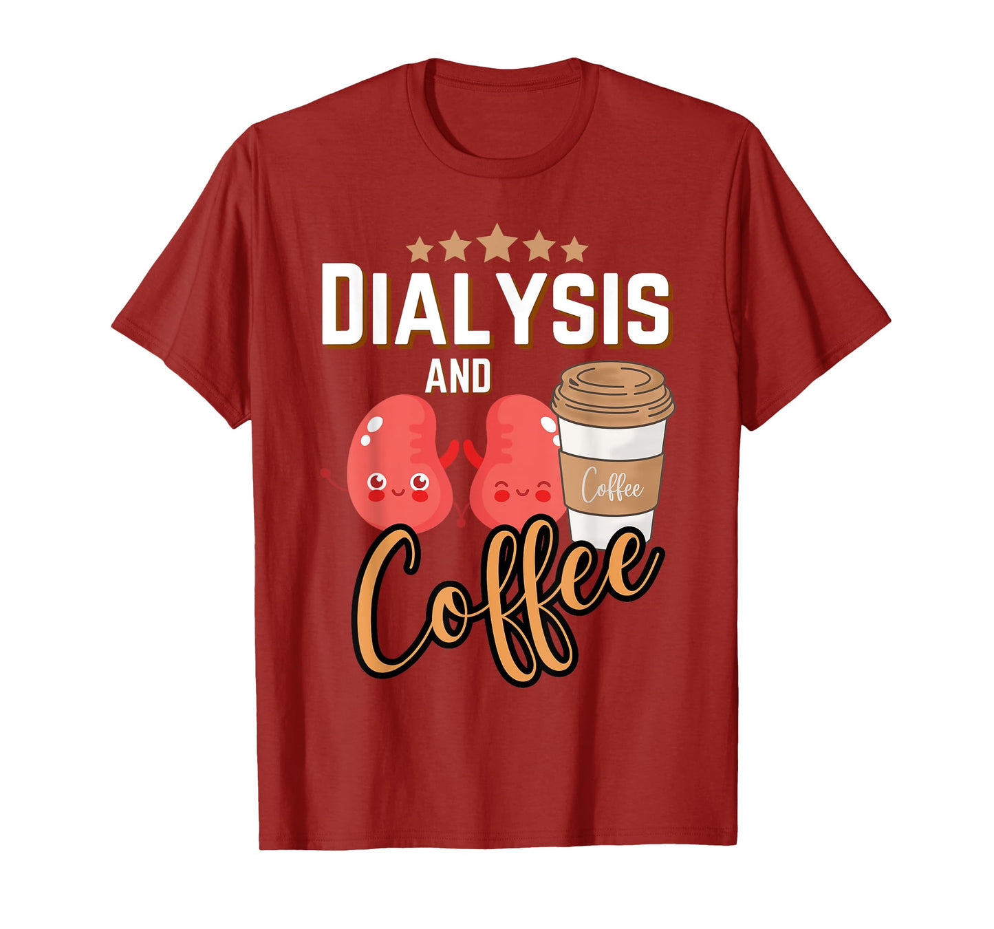 Dialysis Technician Nurse Coffee Kidney RN Dialysis Tech T-Shirt