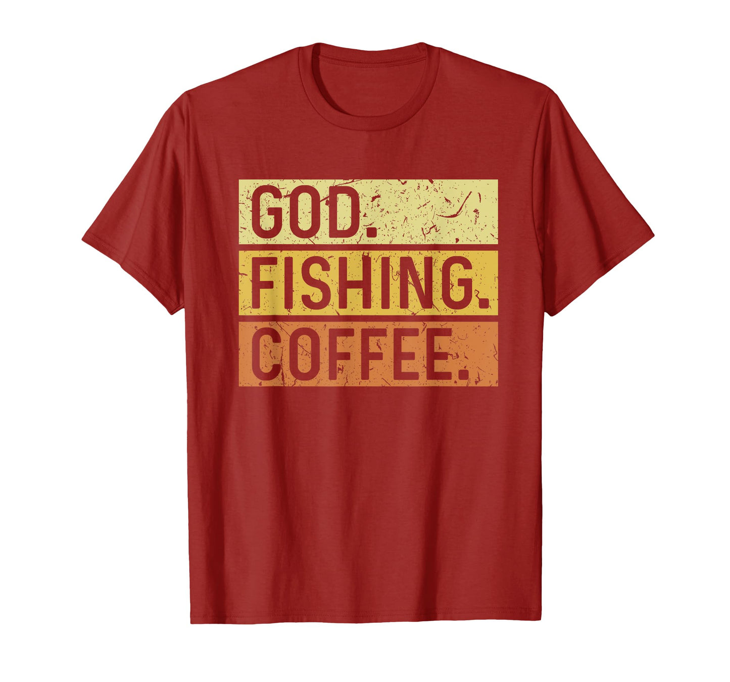 God Fishing Coffee Jesus Fish Fisherman T-Shirt