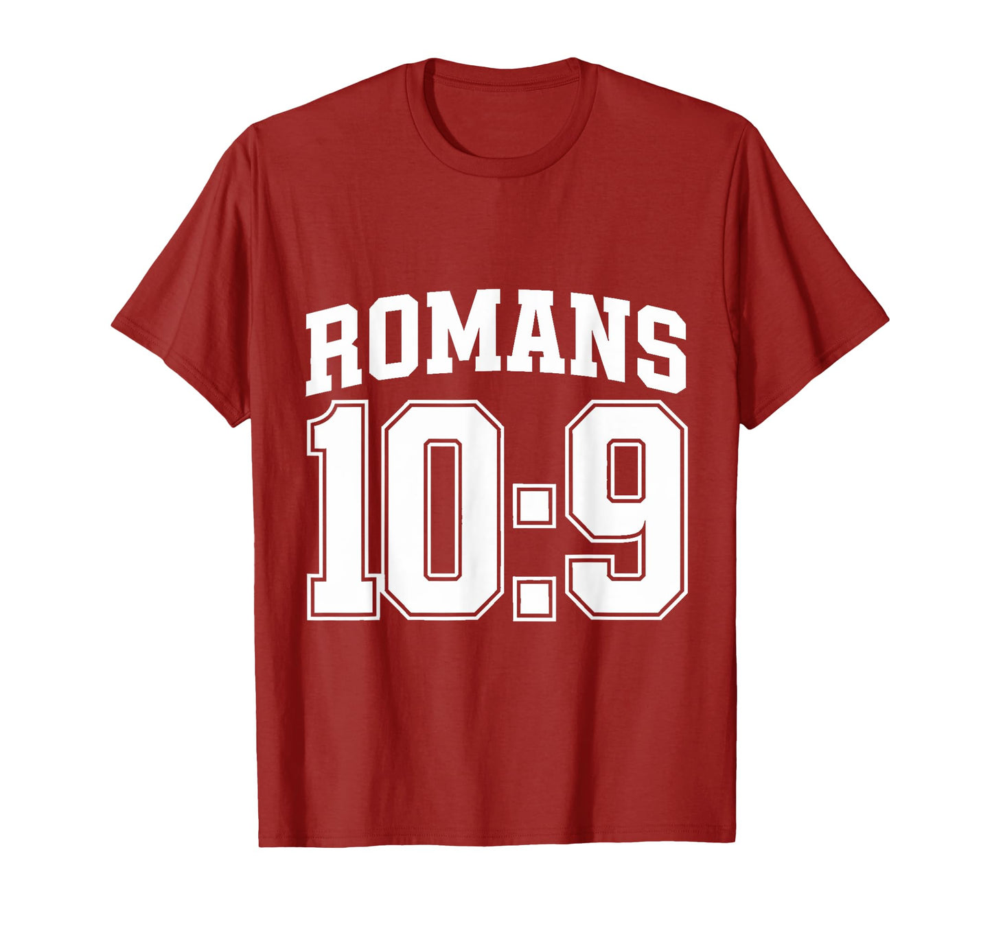 Romans 10:9 Sports Jersey Christian Motivation Apparel T-Shirt