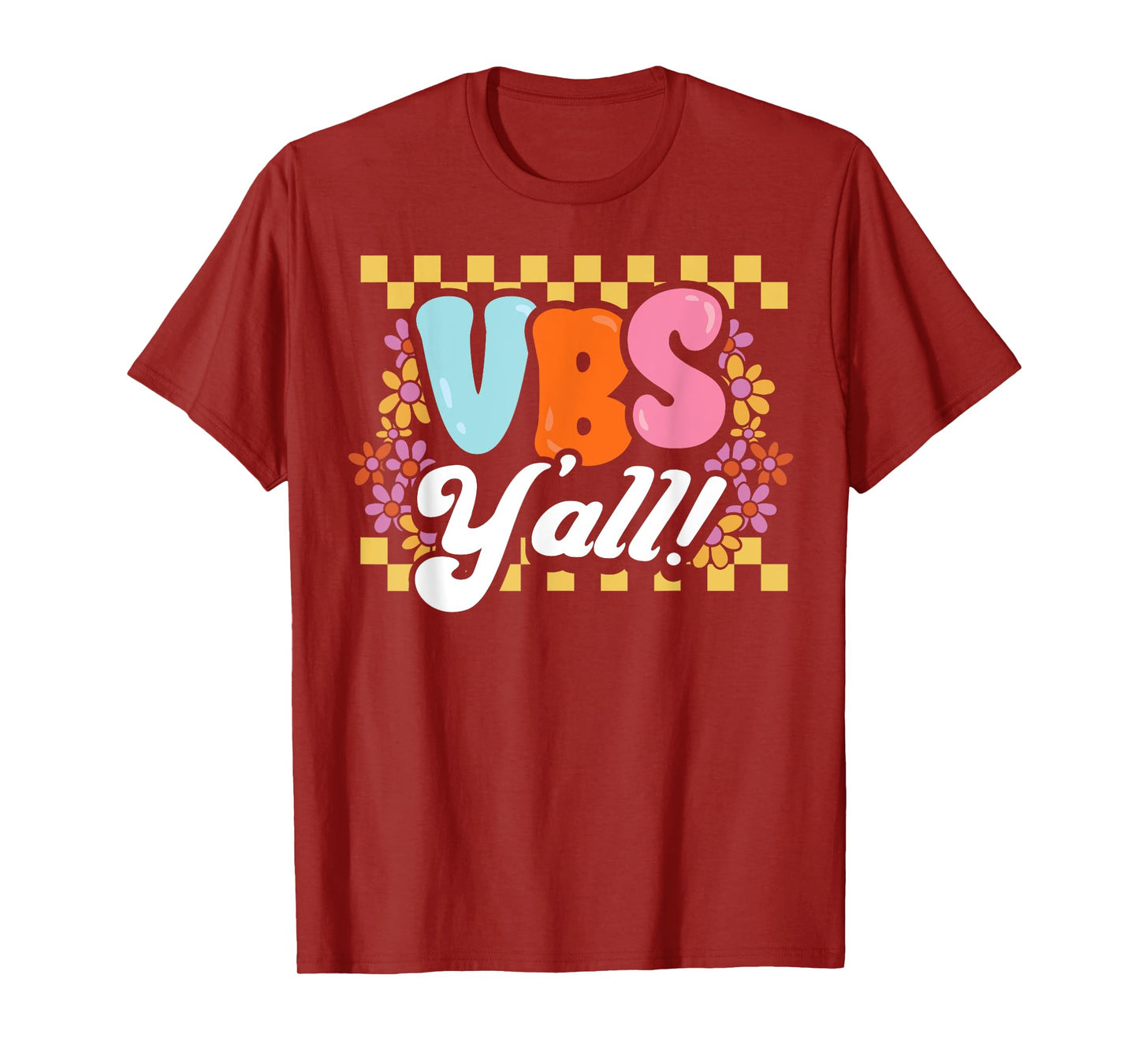 Groovy VBS Vacation Bible School Yall Christian Faith Gift T-Shirt