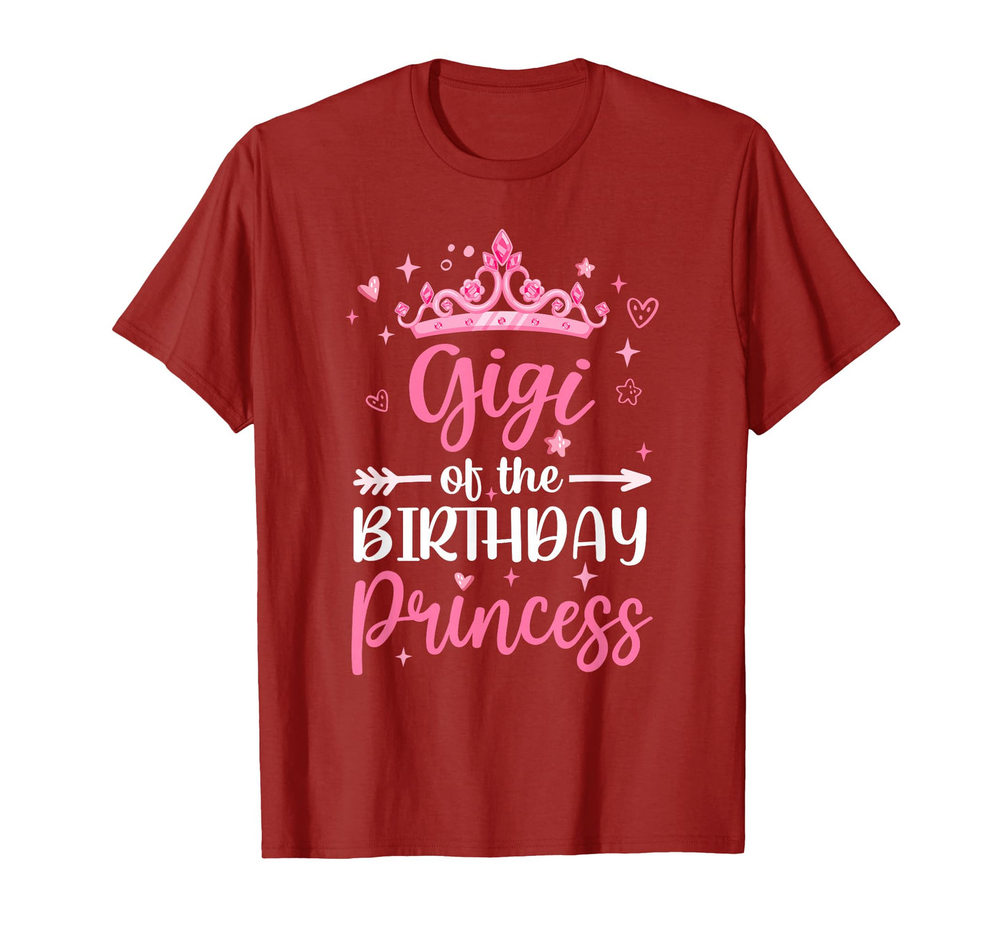 Gigi Of The Birthday Princess Birthday Girl Kid Family T-Shirt