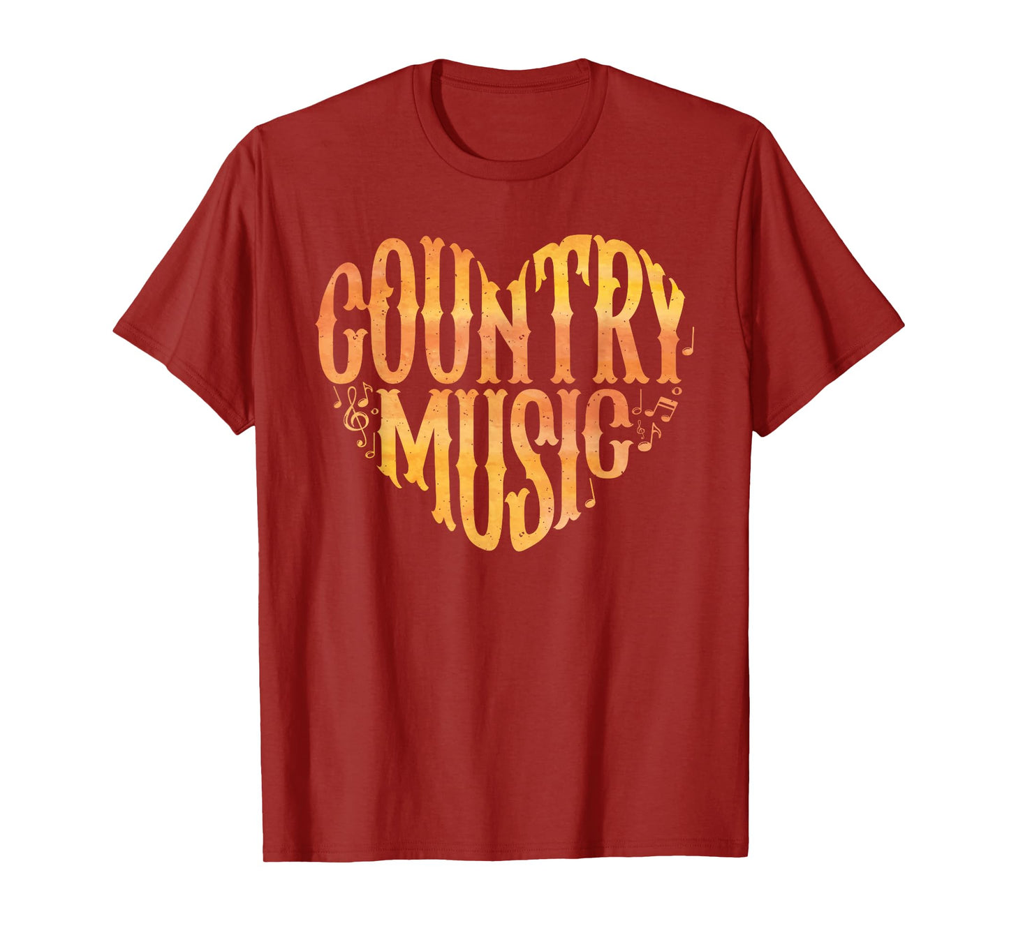 Cute Country Music Art For Men Women Concert Country Music T-Shirt