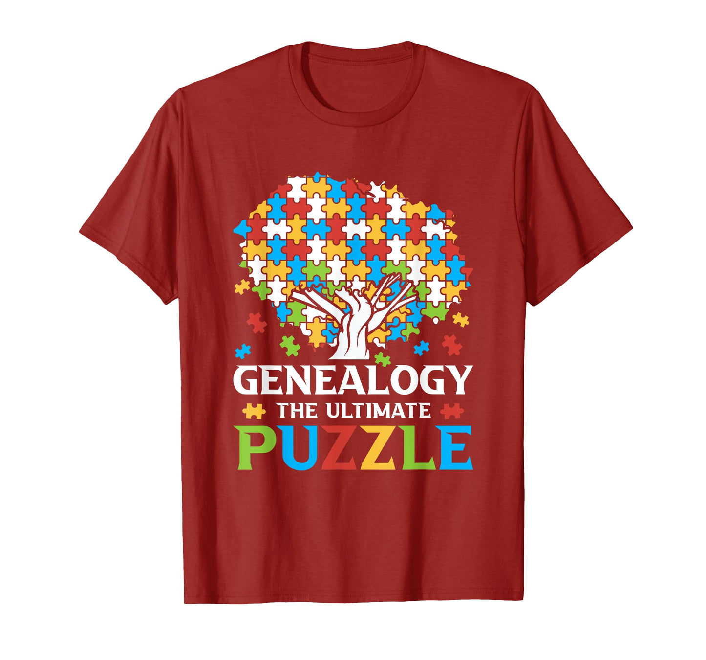 Genealogy The Ultimate Puzzle - Family History Ancestry T-Shirt