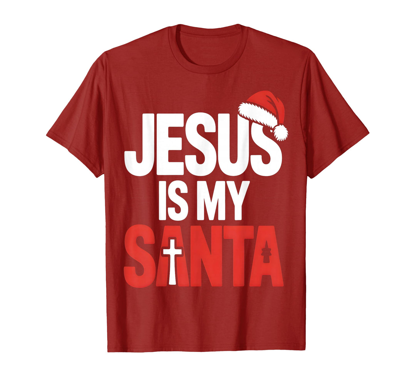 Jesus is My Santa Christian Christmas T-Shirt
