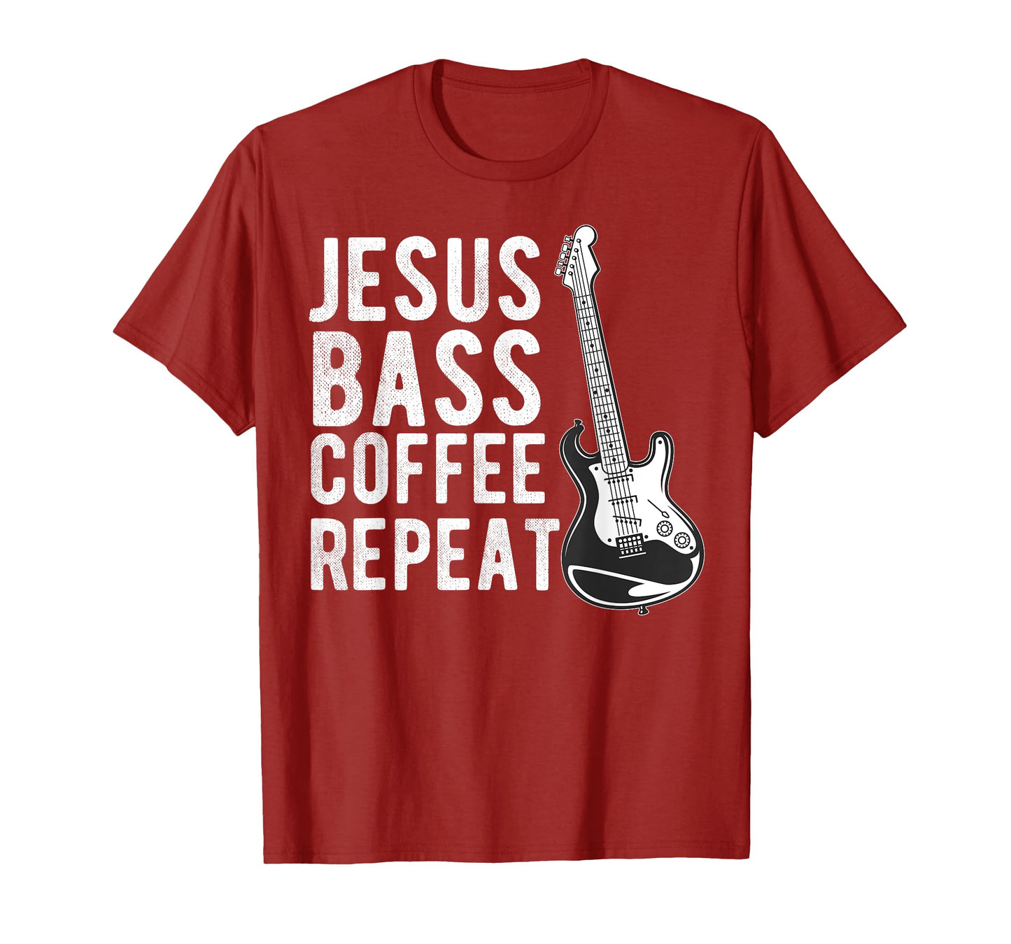 Christian Bass Guitar Player Worship Jesus Bassist Music T-Shirt