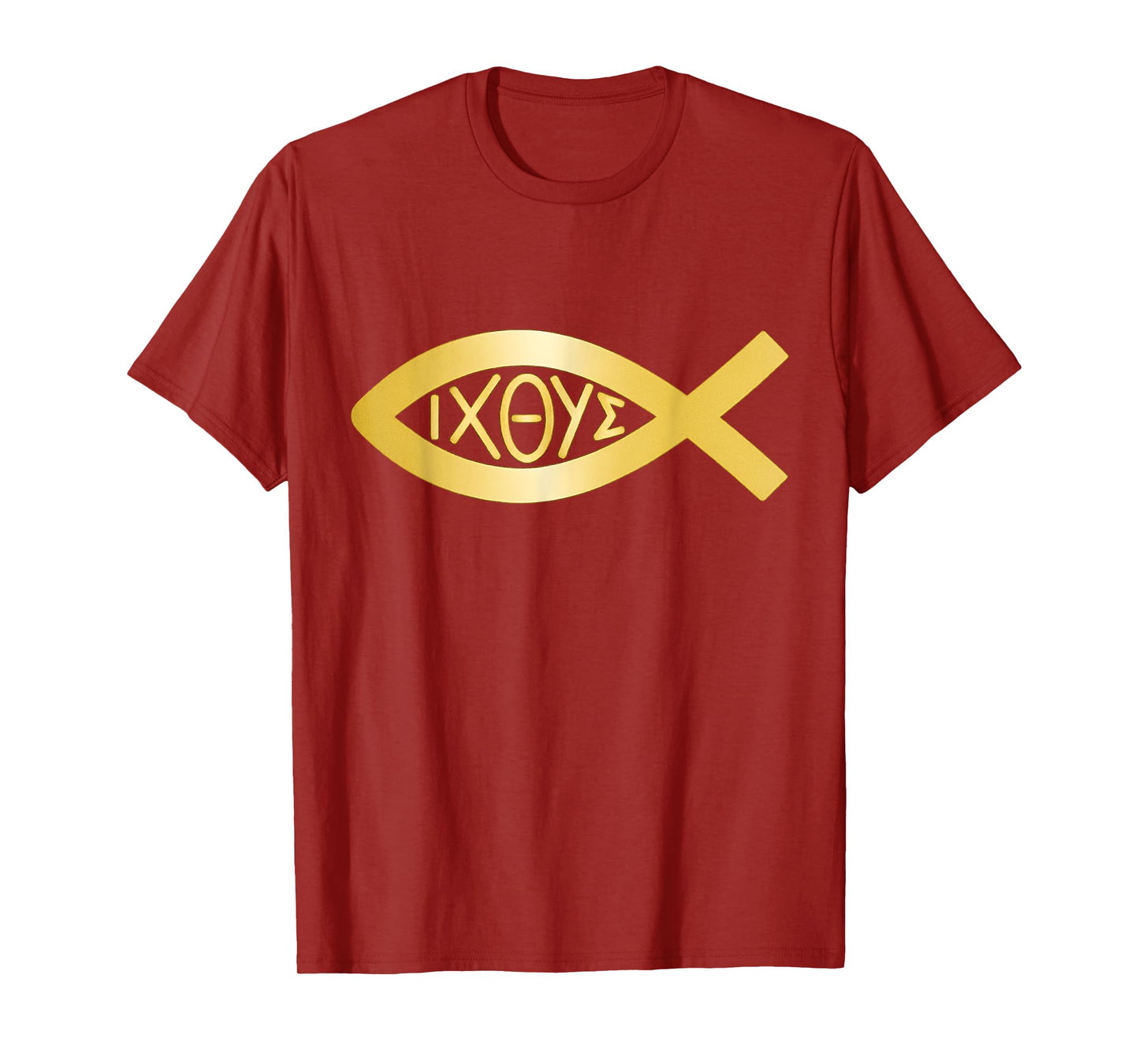 Christian Ichthys Ichthus Symbol - Jesus Fish T-Shirt