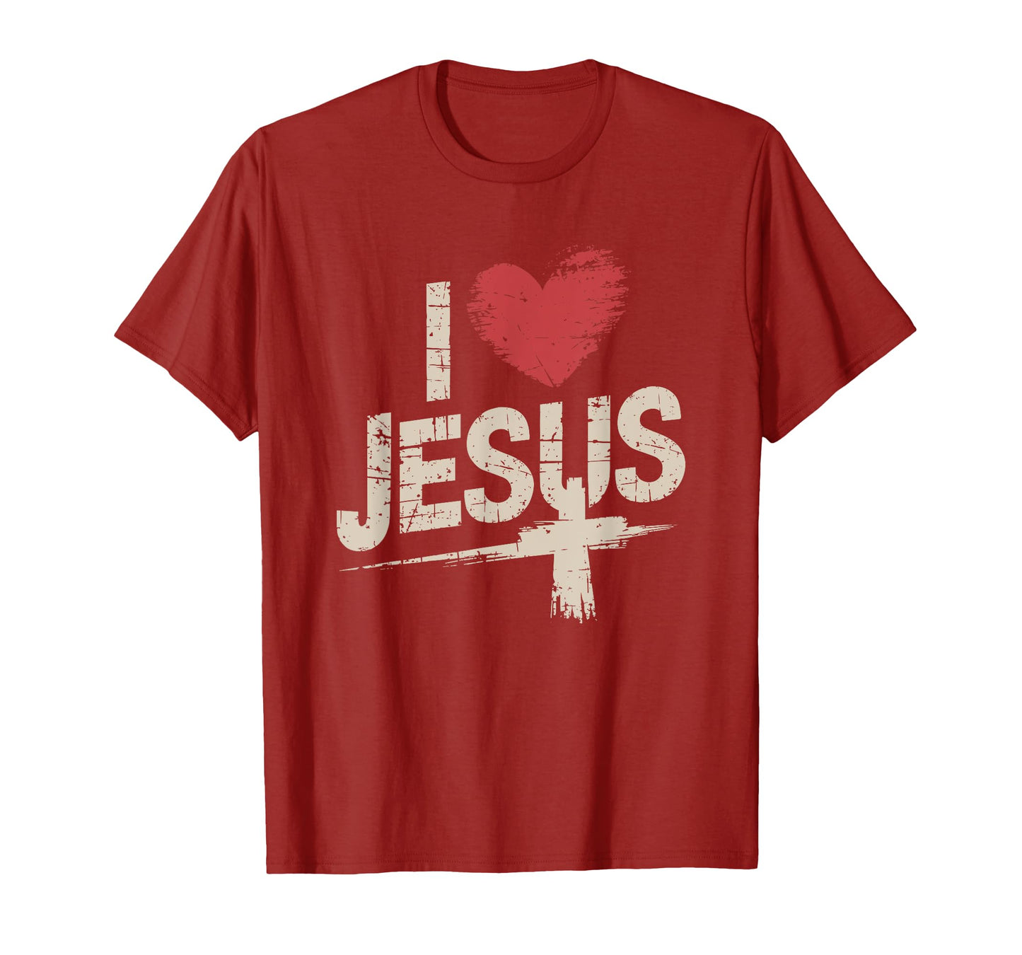 I Love Jesus, Christian Believer and God Christianity T-Shirt