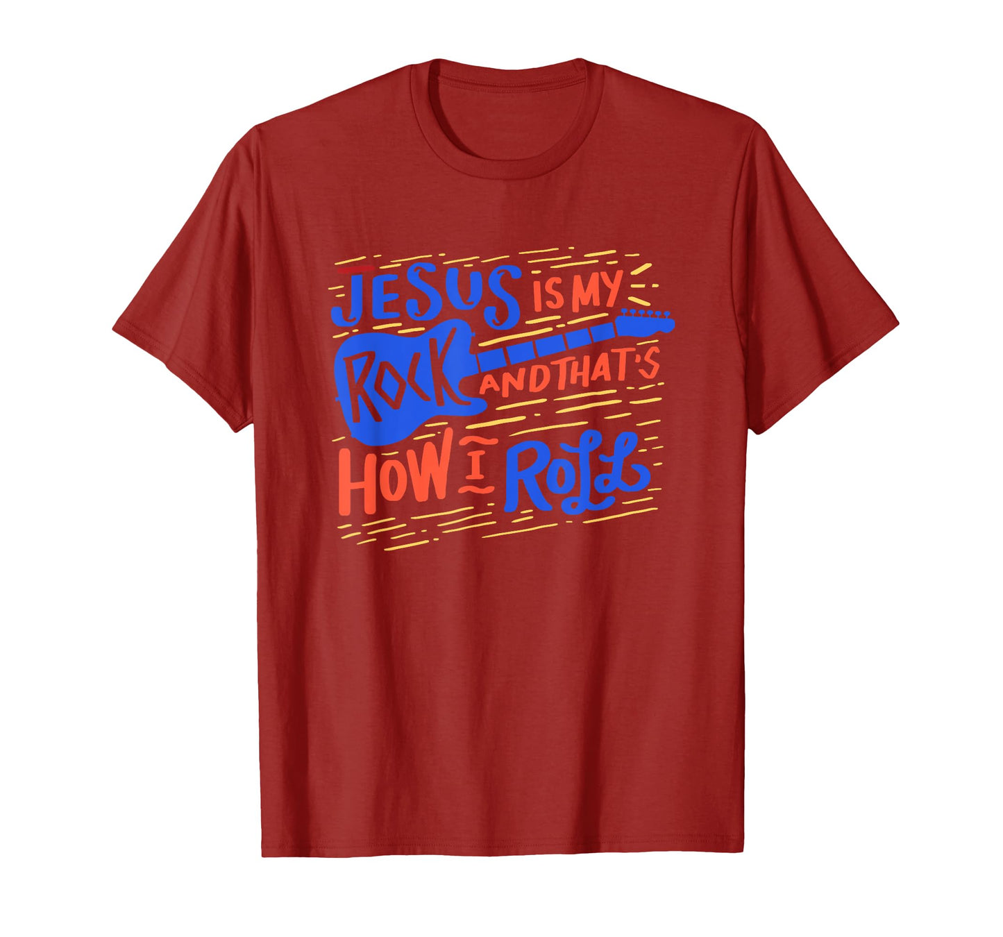 Jesus is my rock and thats how i roll T-Shirt