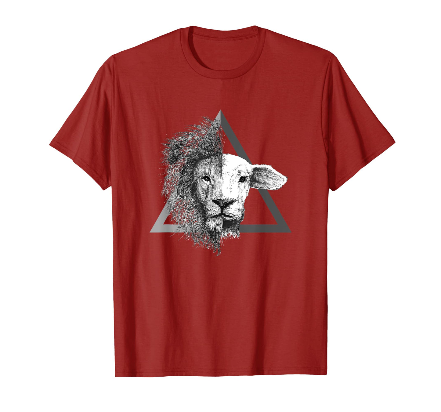 Christian T-Shirt - Jesus Lion and Lamb T-Shirt