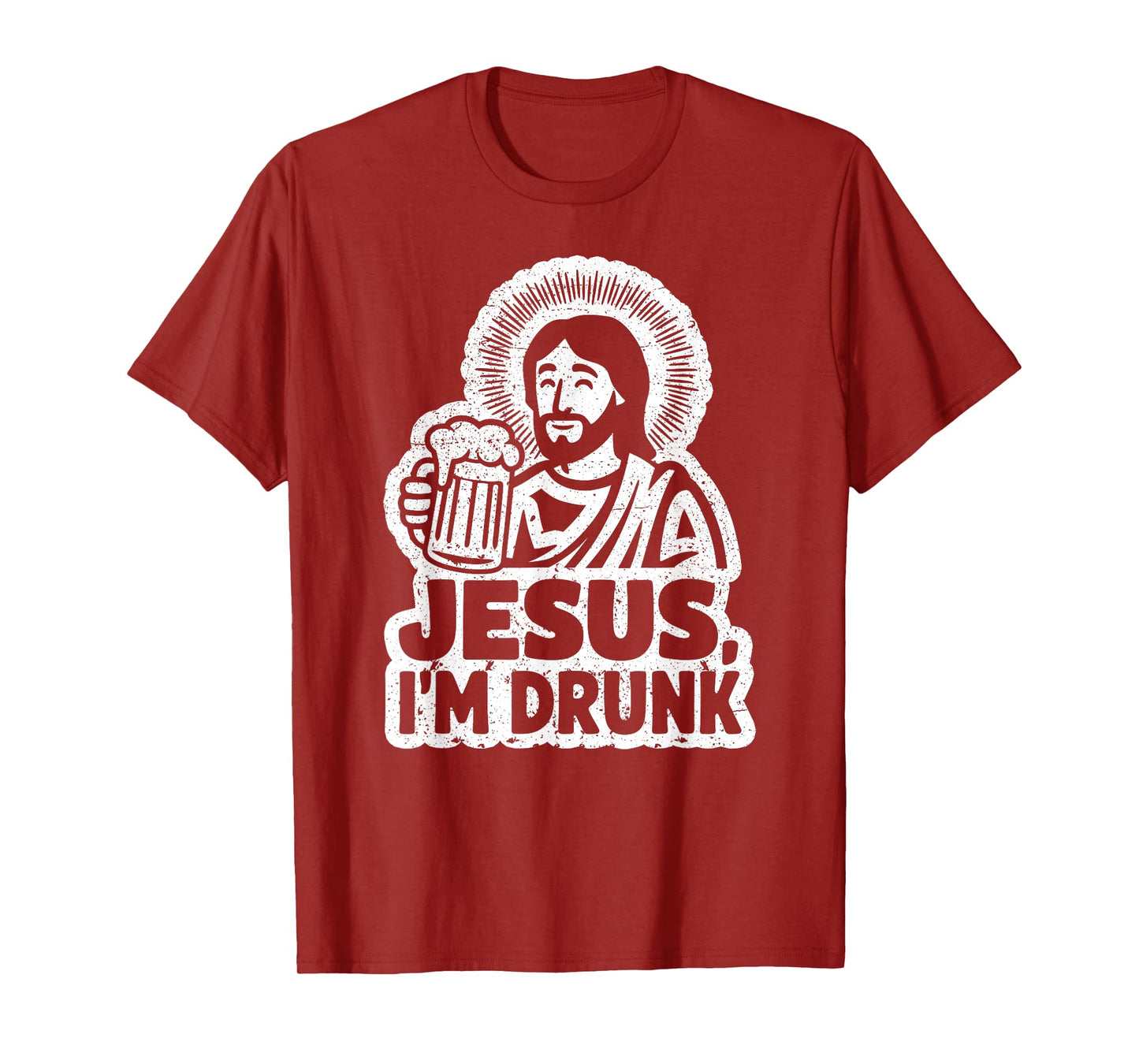 Jesus I'm Drunk Party Drinking Humor Pun Fun T-Shirt