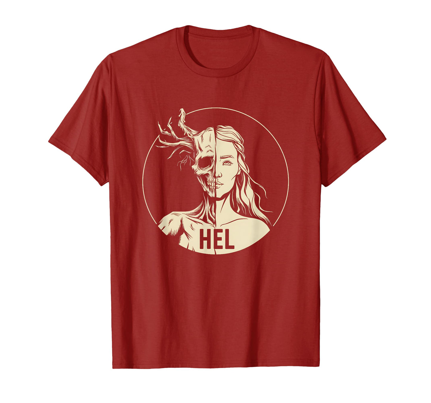 Hel Viking Goddess of the Underworld Hel T-Shirt