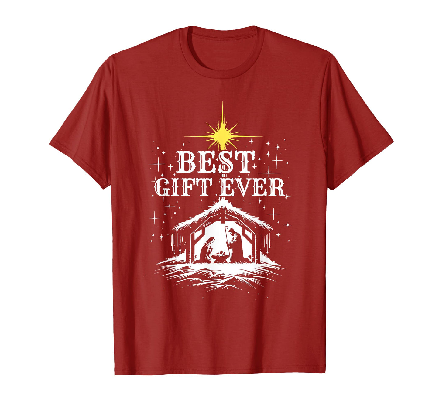 Best Ever Christmas Cool Jesus Nativity Scene Christian T-Shirt