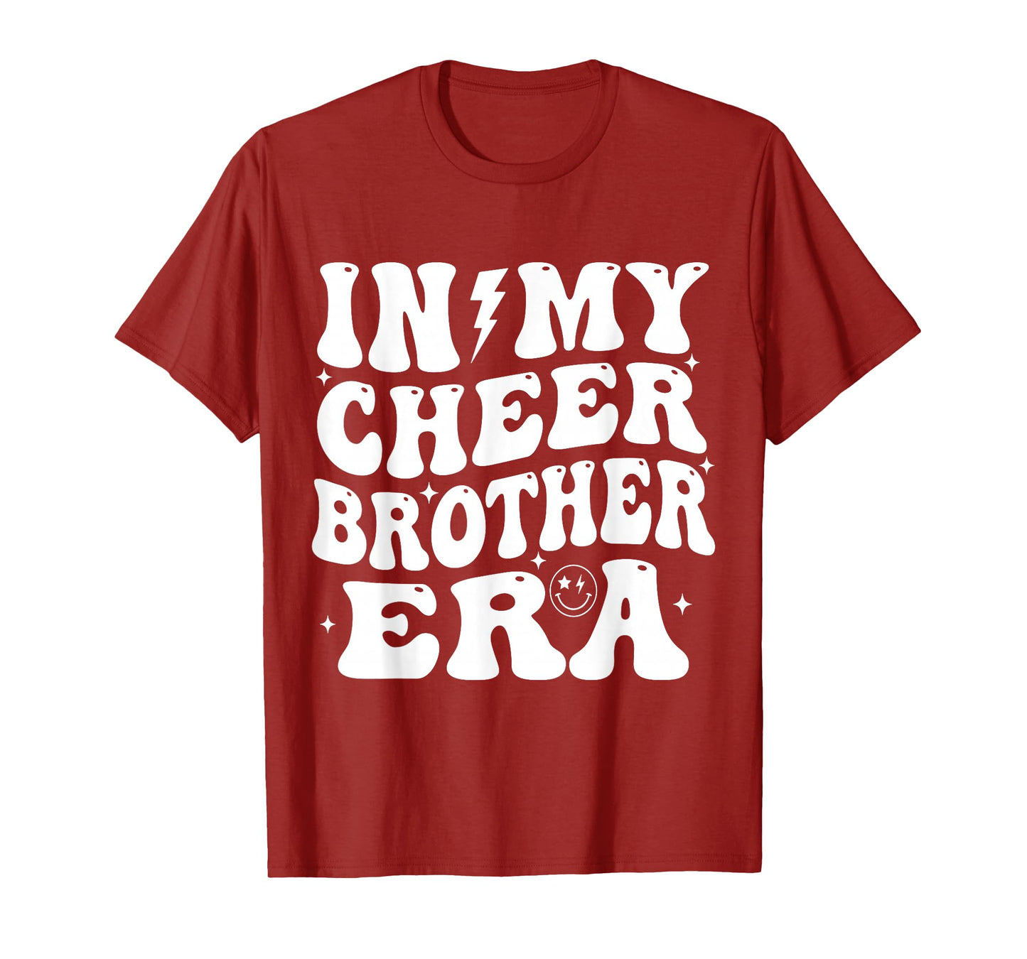 In My Cheer Brother Era Cheerleading Sports Cheerleader Bro T-Shirt
