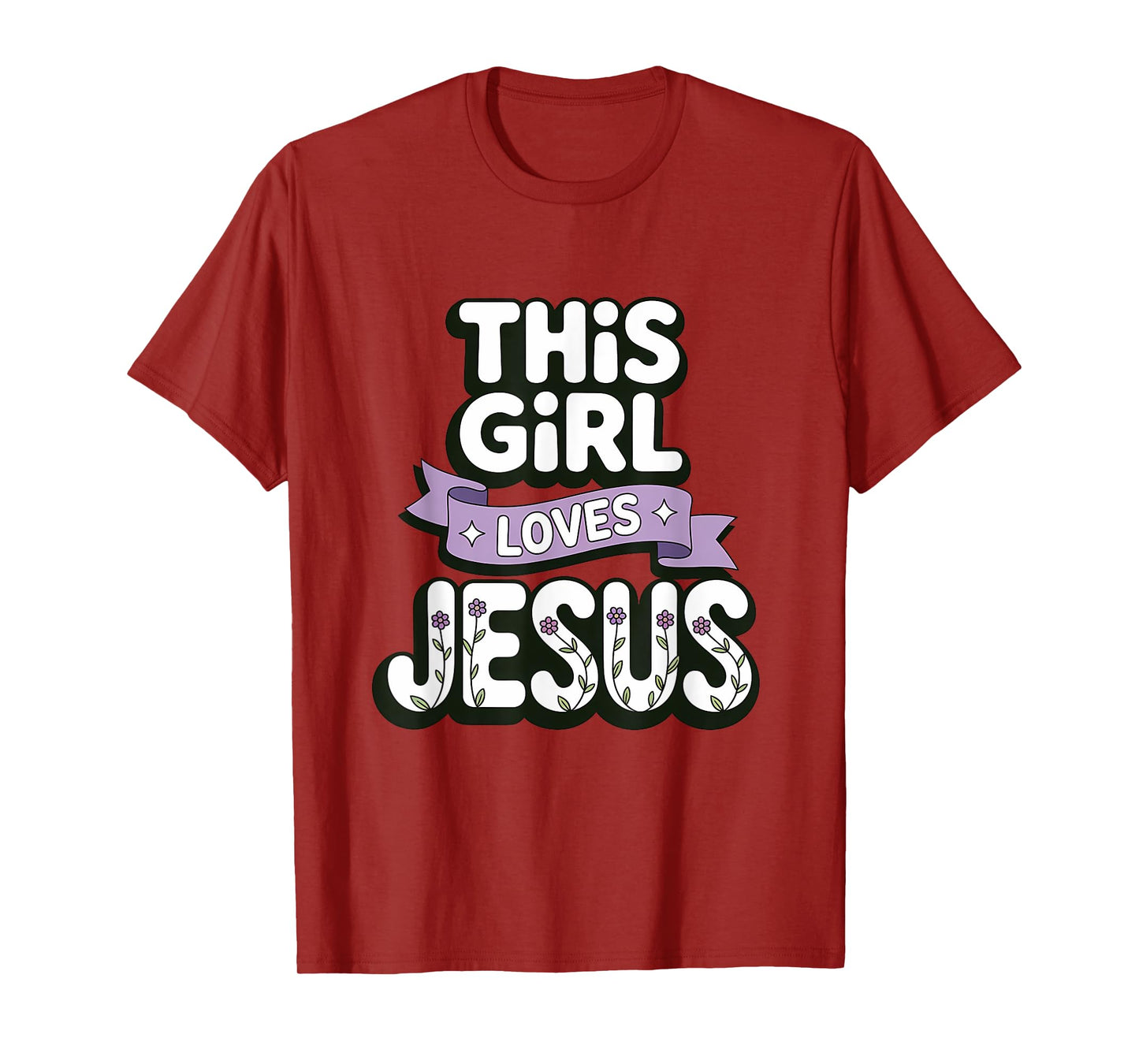 This Girl Loves Jesus Christian Girl Jesus T-Shirt