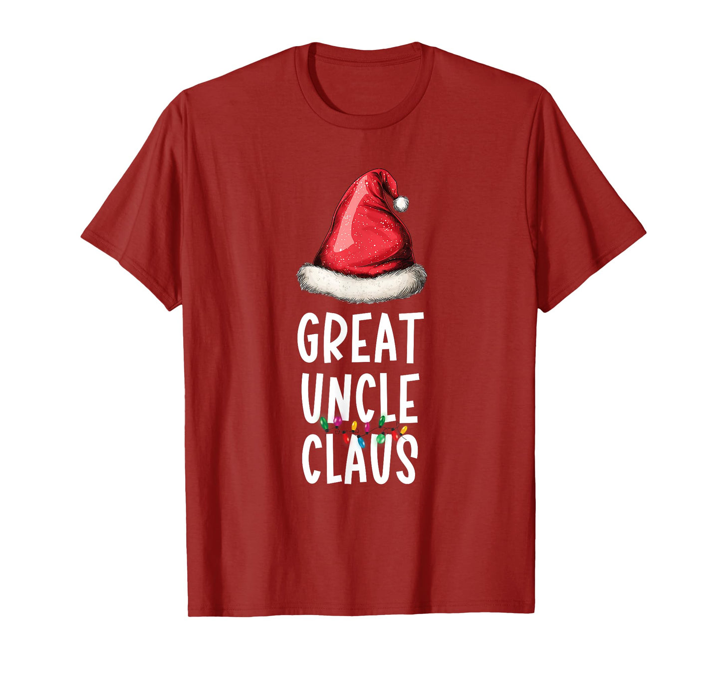 Family Great Uncle Claus Christmas Santa's Pajama Matching T-Shirt