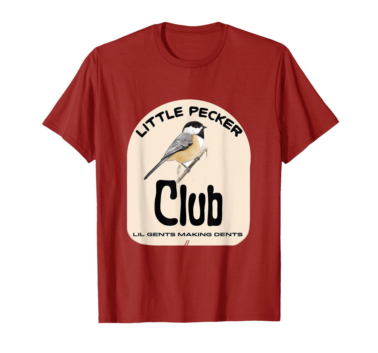 Little Pecker Club Hilarious Woodpecker Meme T-Shirt